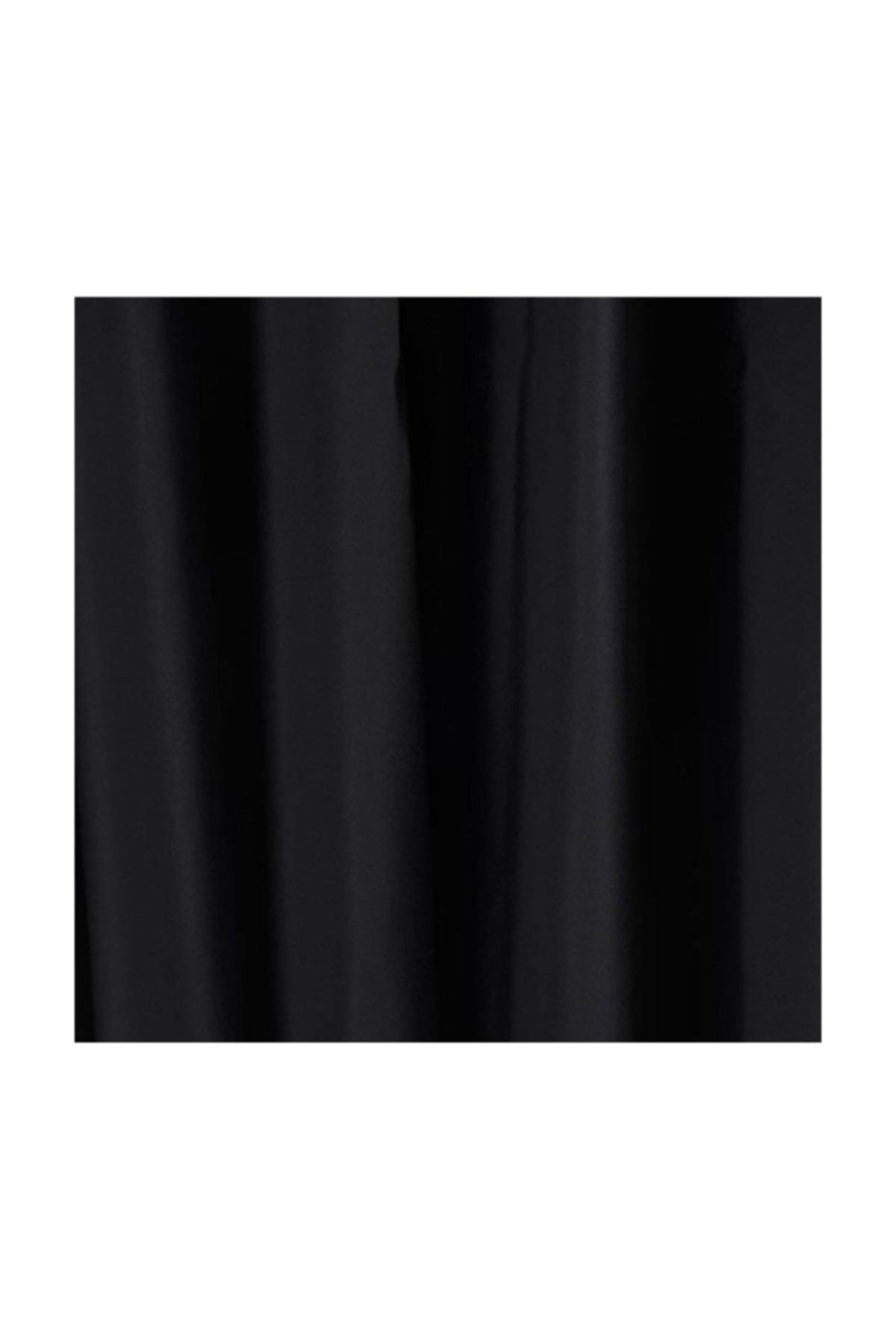 Taç Blackout Karartma Fon Perde Ekstraforlu Düz Dikiş - Siyah 200x260