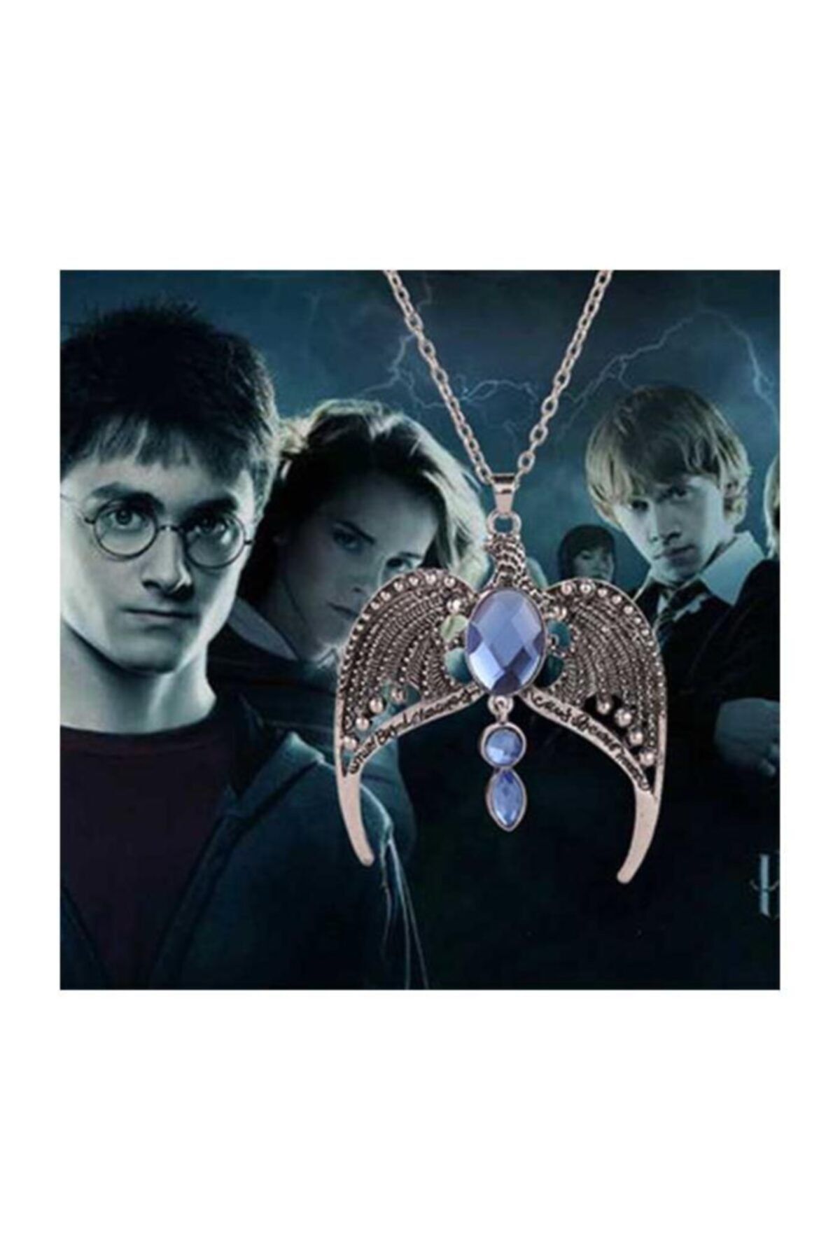 Köstebek Harry Potter - Ravenclaw Horcrux Eagle Crown Kolye