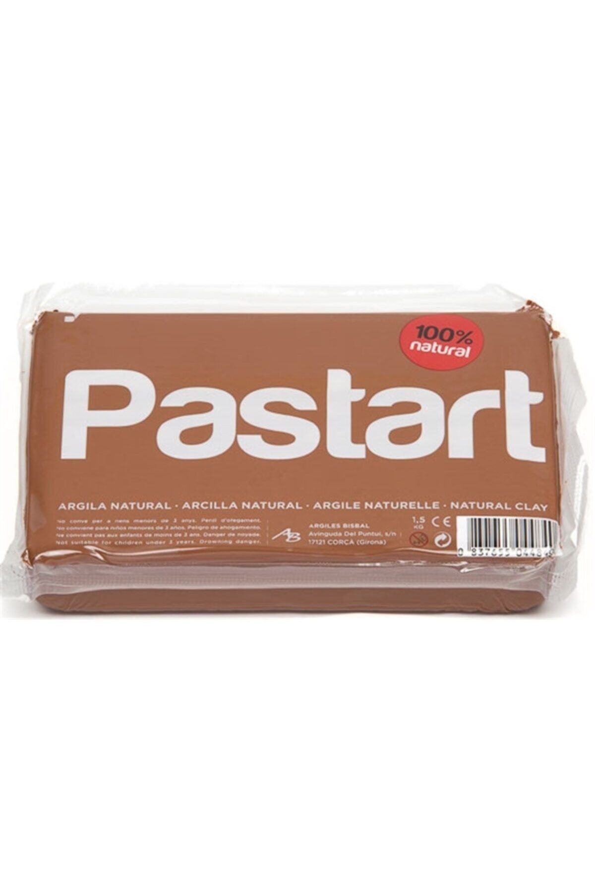 Bisbal Pastart Doğal Model Kili Toprak Rengi 10 Kg. Seramik H.s