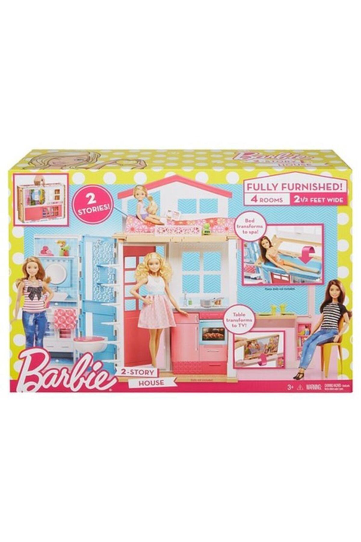 Barbie Mattel Mtl-fxg54 Barbıe Nin Taşınabilir Portatif Evi Dvv47