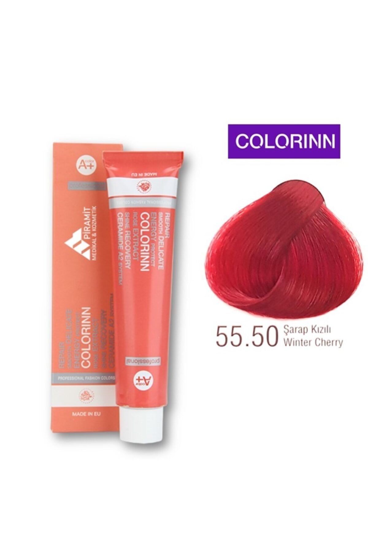 Colorinn Professional Saç Boyası 55.50 Şarap Kızılı
