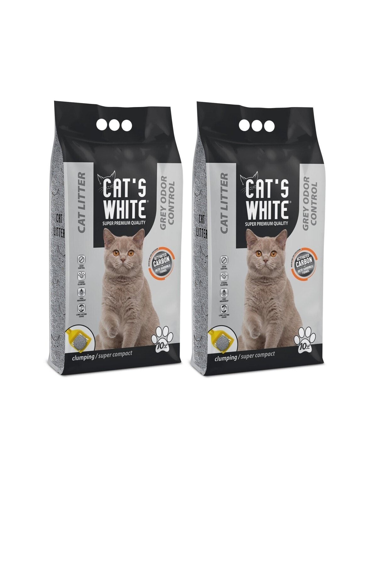 Cats White Cat�s White 2x10 Lt Aktif Karbon Kedi Kumu Fiyatı