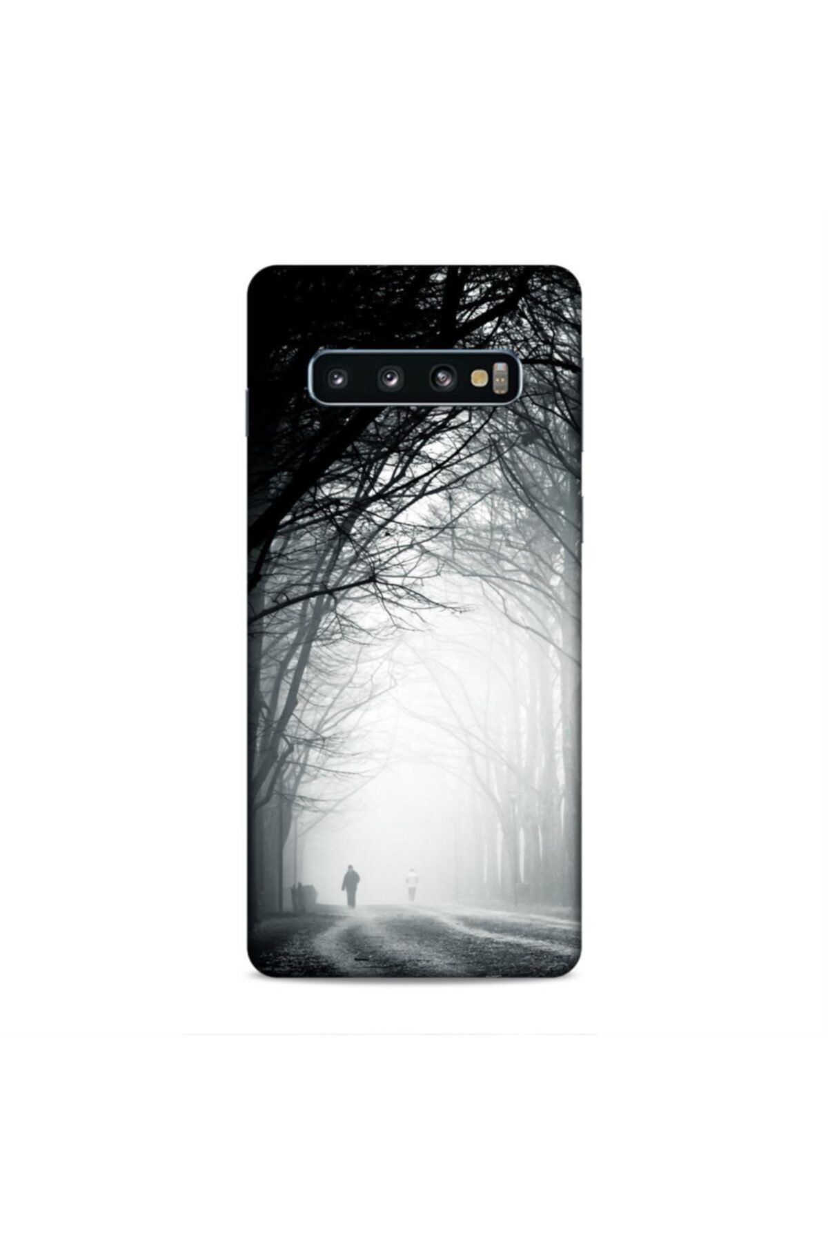 Pickcase Samsung Galaxy S10 Kılıf Desenli Arka Kapak Gece Yürüyüşü