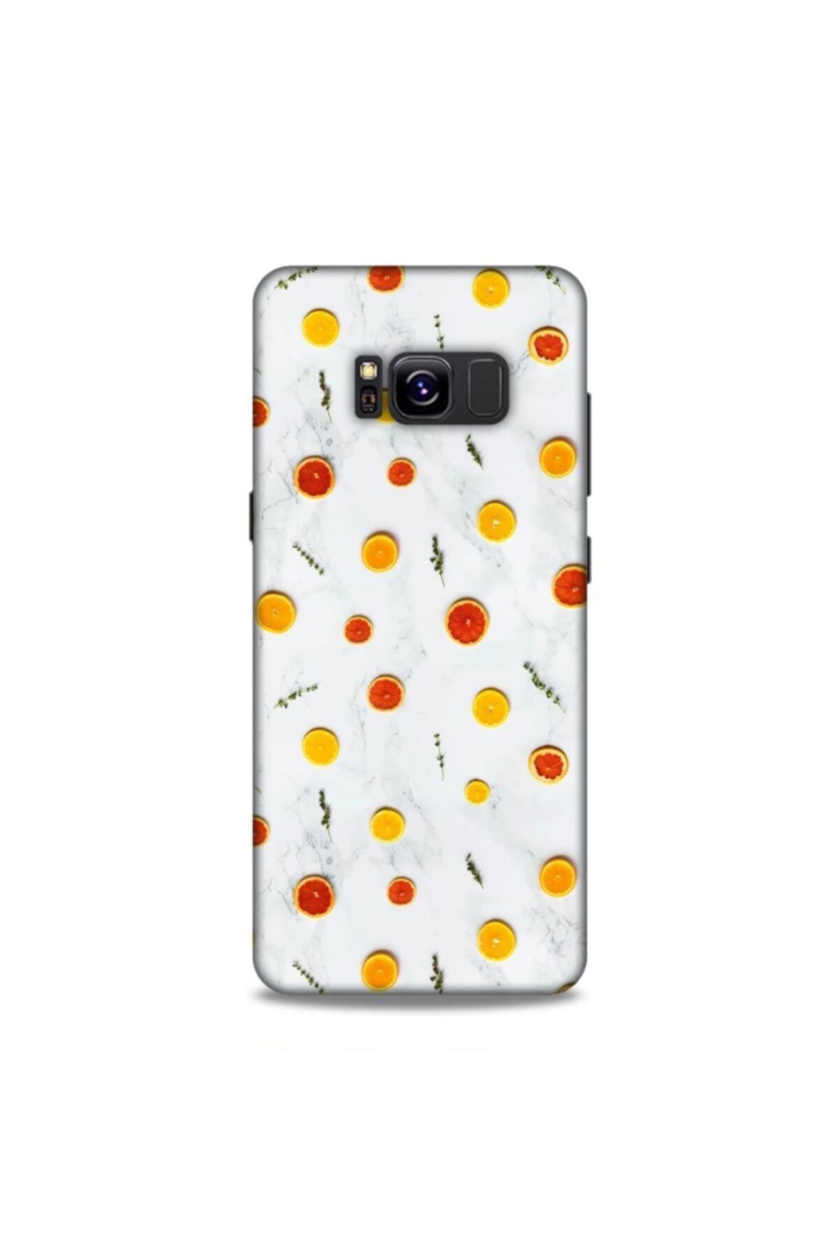 Pickcase Samsung Galaxy S8 Plus Kılıf Desenli Arka Kapak Portakallar
