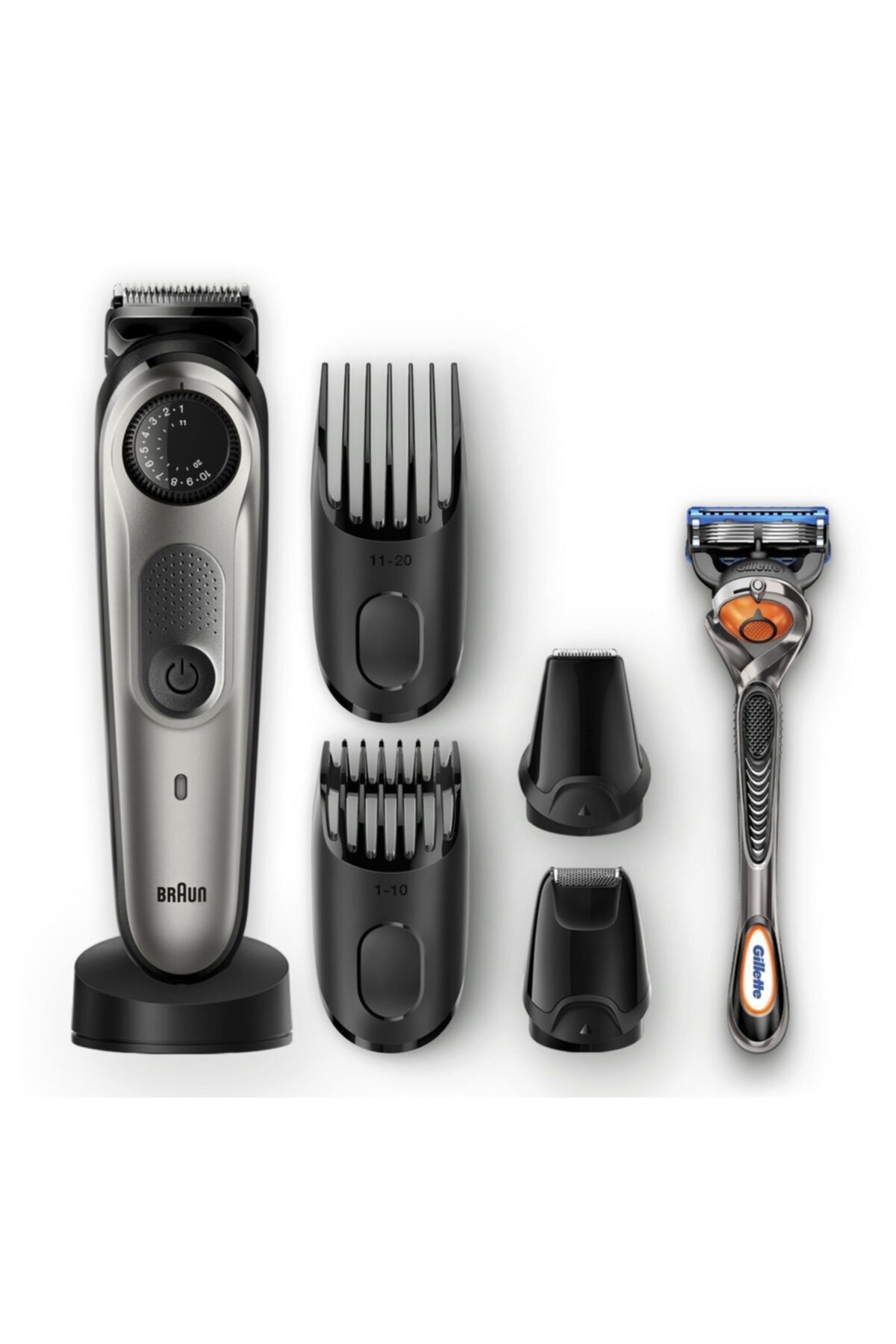 Braun Bt 7040 Saç&sakal Şekillendirici,autosense,kablosuz,ıslak&kuru + Gillette Hediye