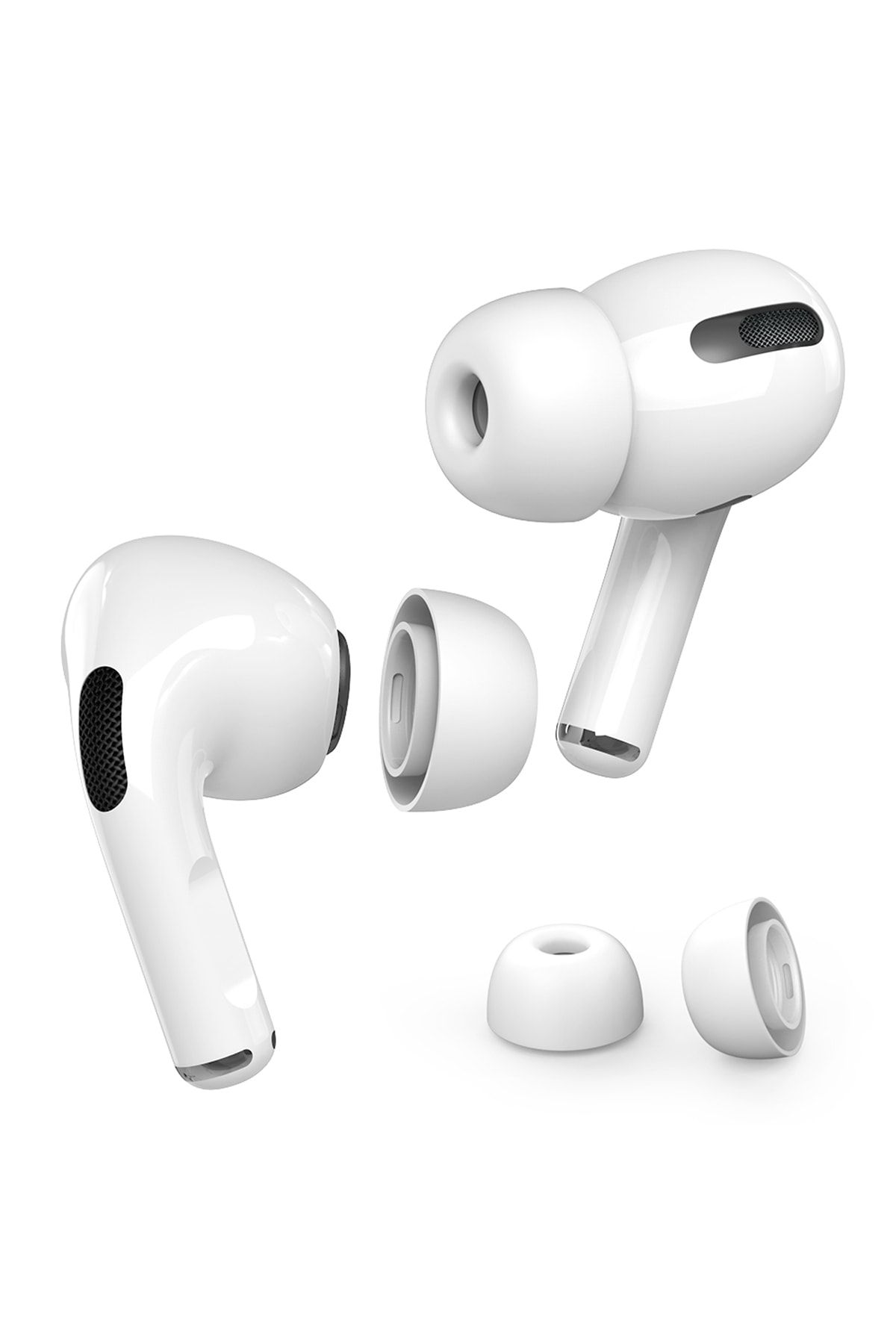 Mcstorey Airpods Pro-EarPods Pro ile Uyumlu Kulak İçi Kılıf Medium 2Çift 0.5mm Daha İyi Kavrama