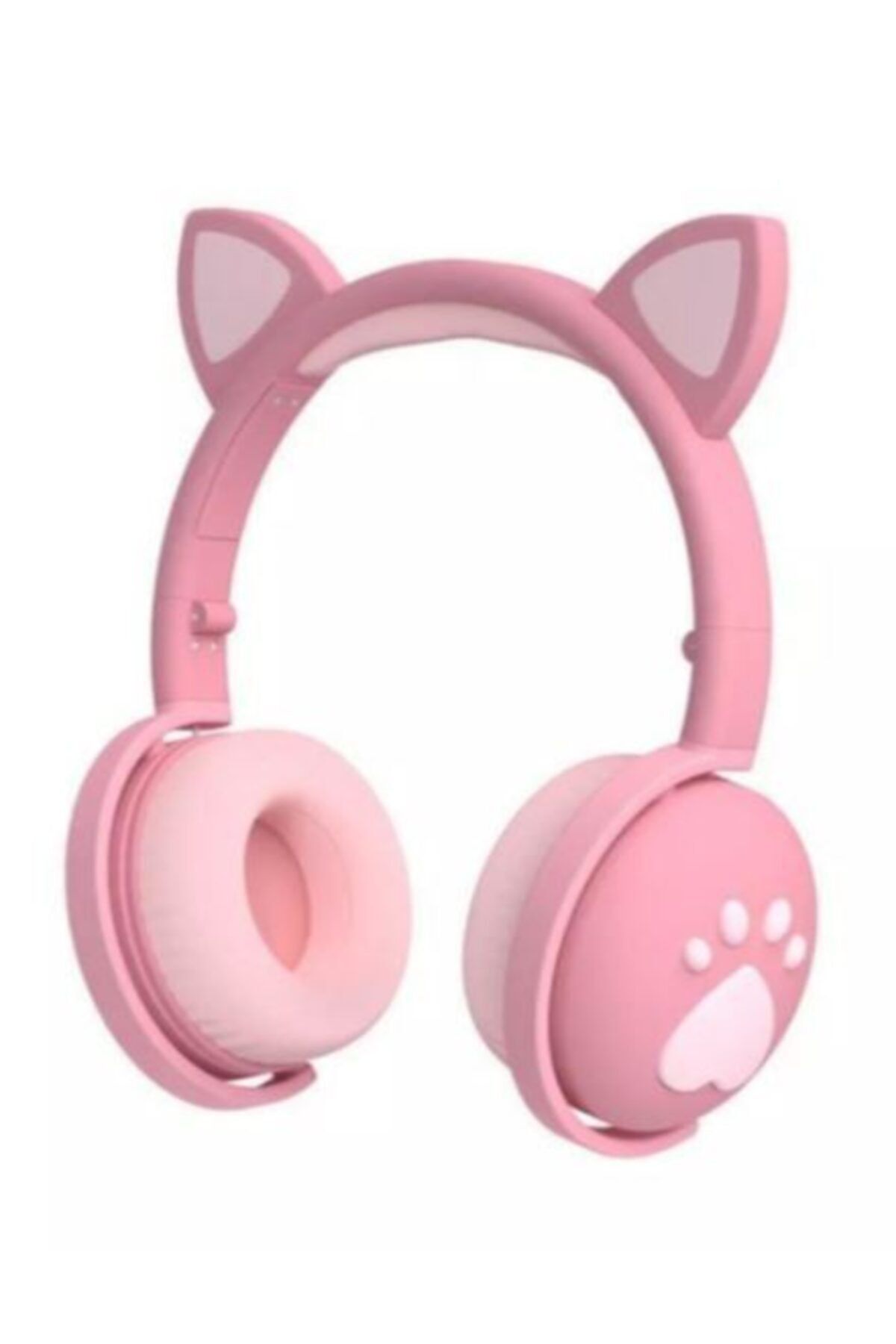 SbeeS Full Rgb Işıklı Pembe Kedi Kulak Bluetooth 5.0 Wıreless Kulaklık