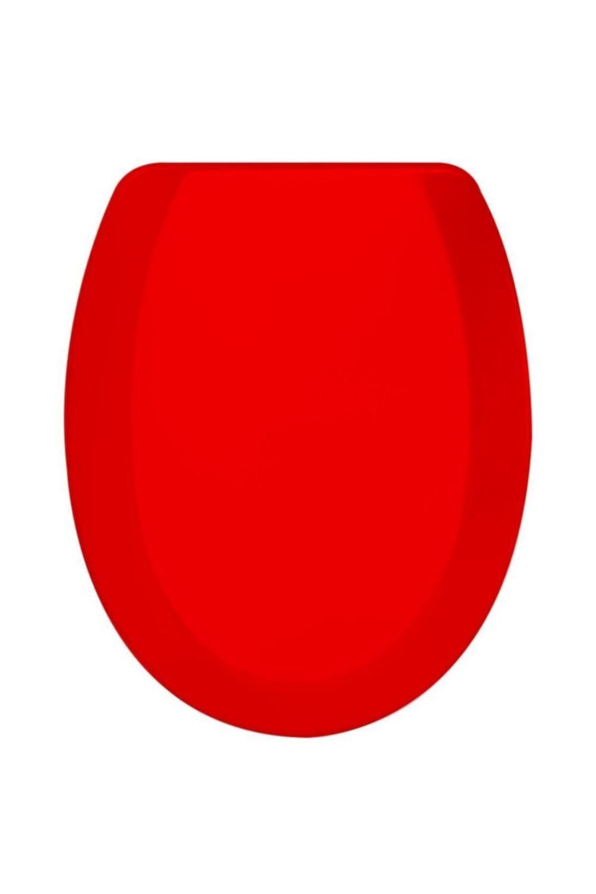 RONA Kırmızı Tisa Thermoplast Standart Klozet Kapağı (üstten Monte)
