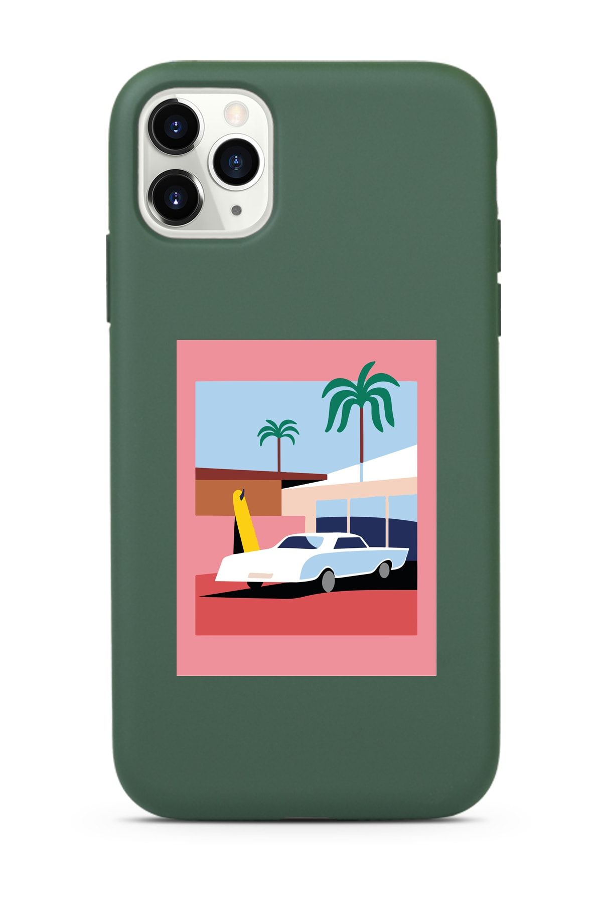 Spoyi Koyu Yeşil Lansman Kılıf Iphone 11 Pro Max