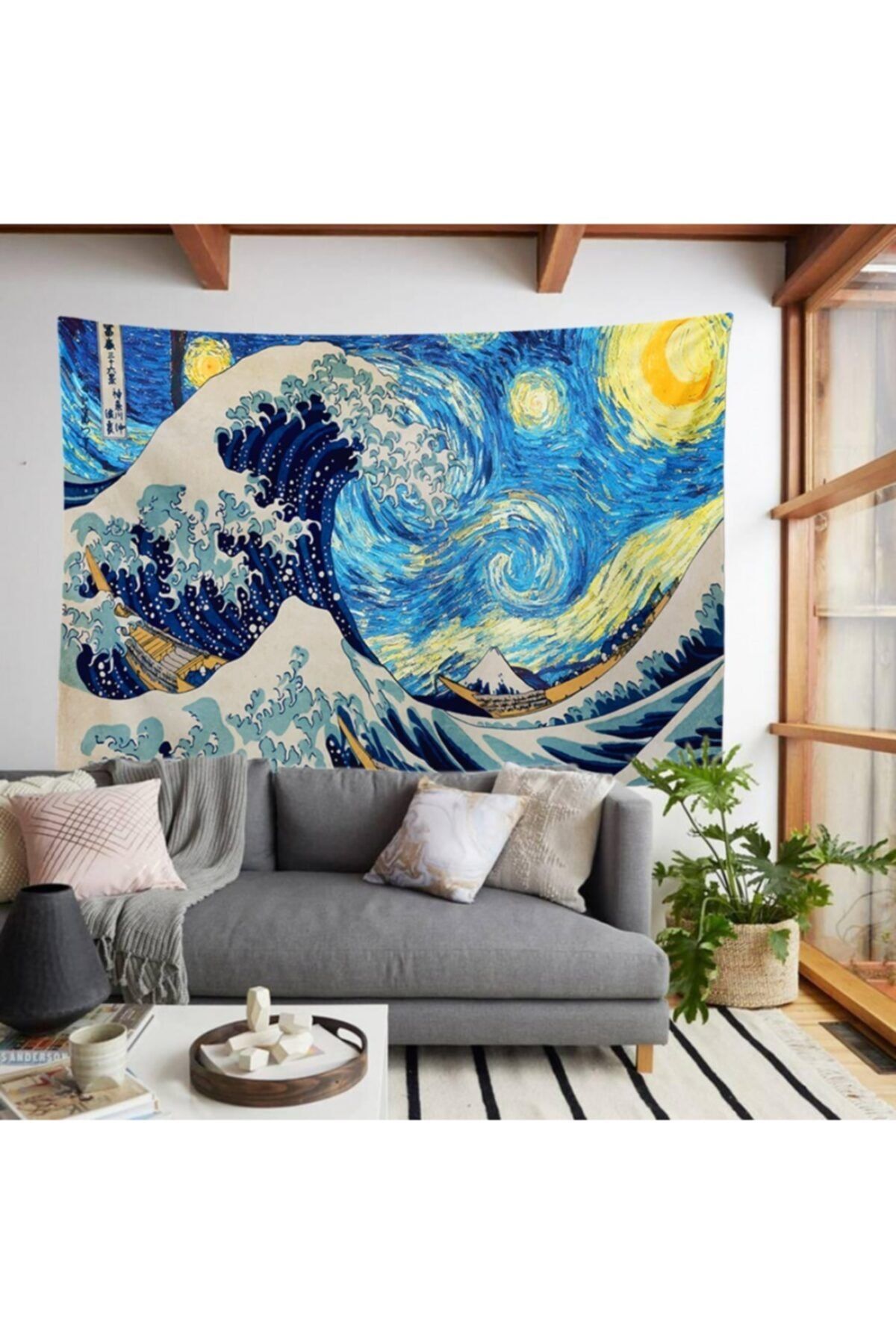 PASAJ HOME Starry Wave Duvar Örtüsü