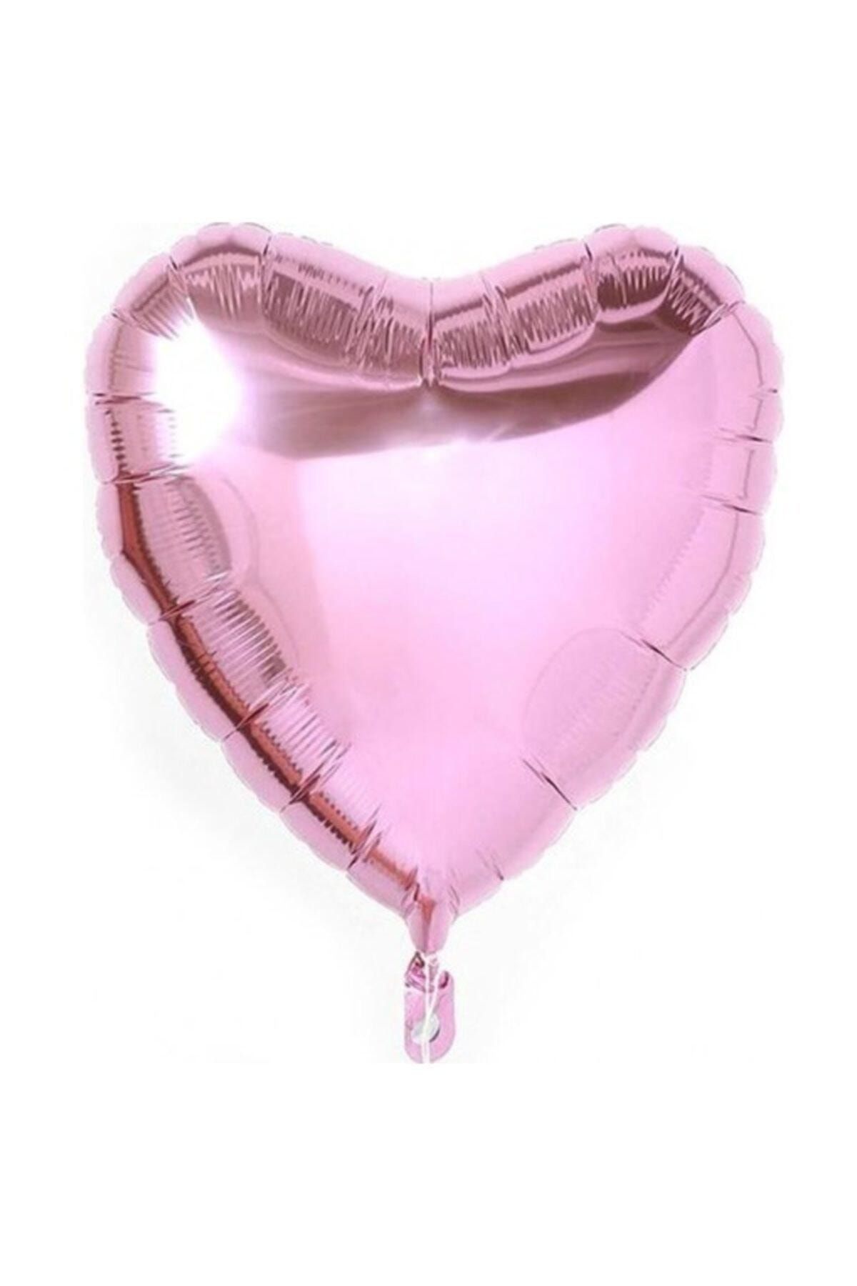 BalonEvi Pembe Kalp Folyo Balon 45 Cm