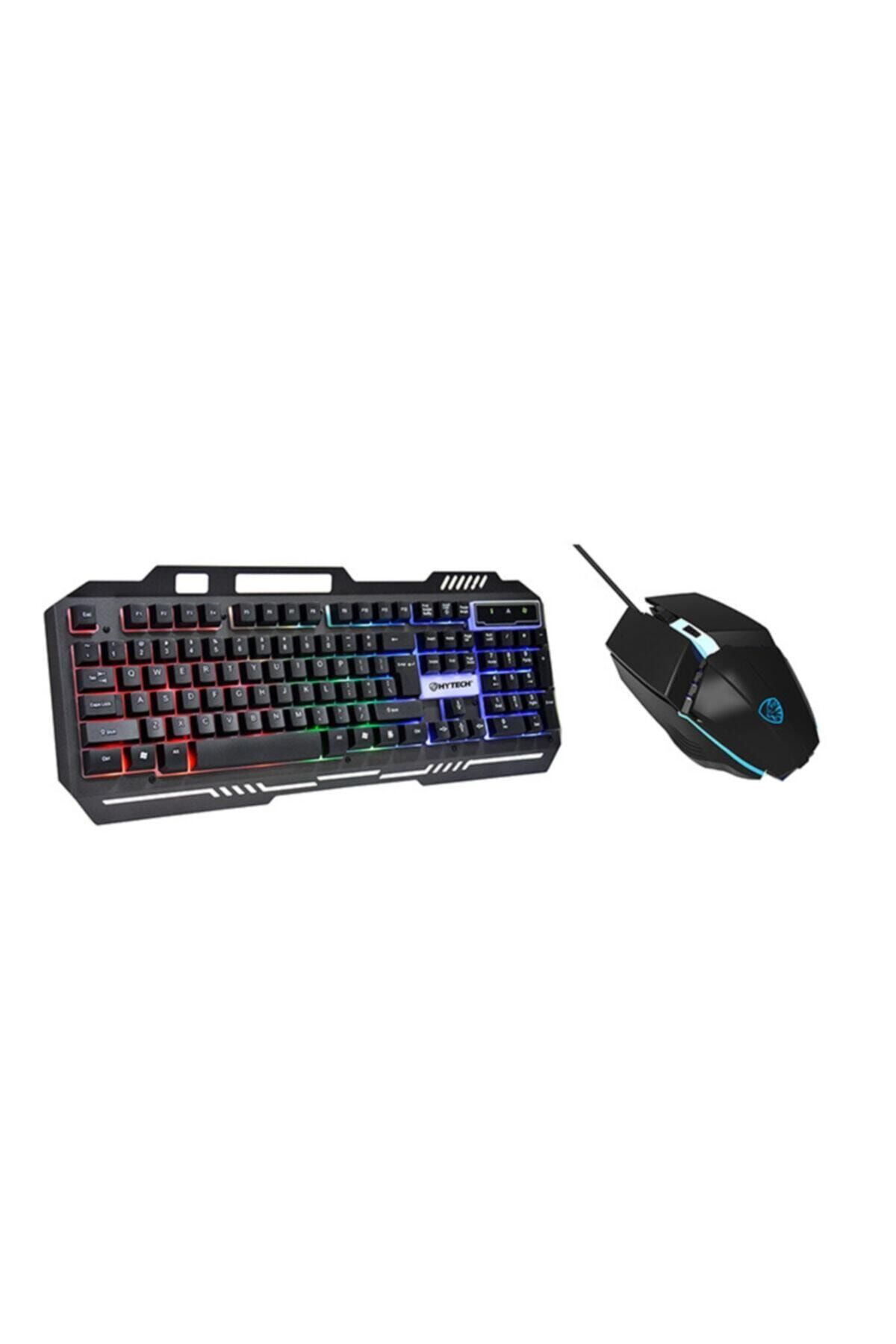 Hytech Hkm-x86 Işıklı Oyuncu Klavye Mouse Set
