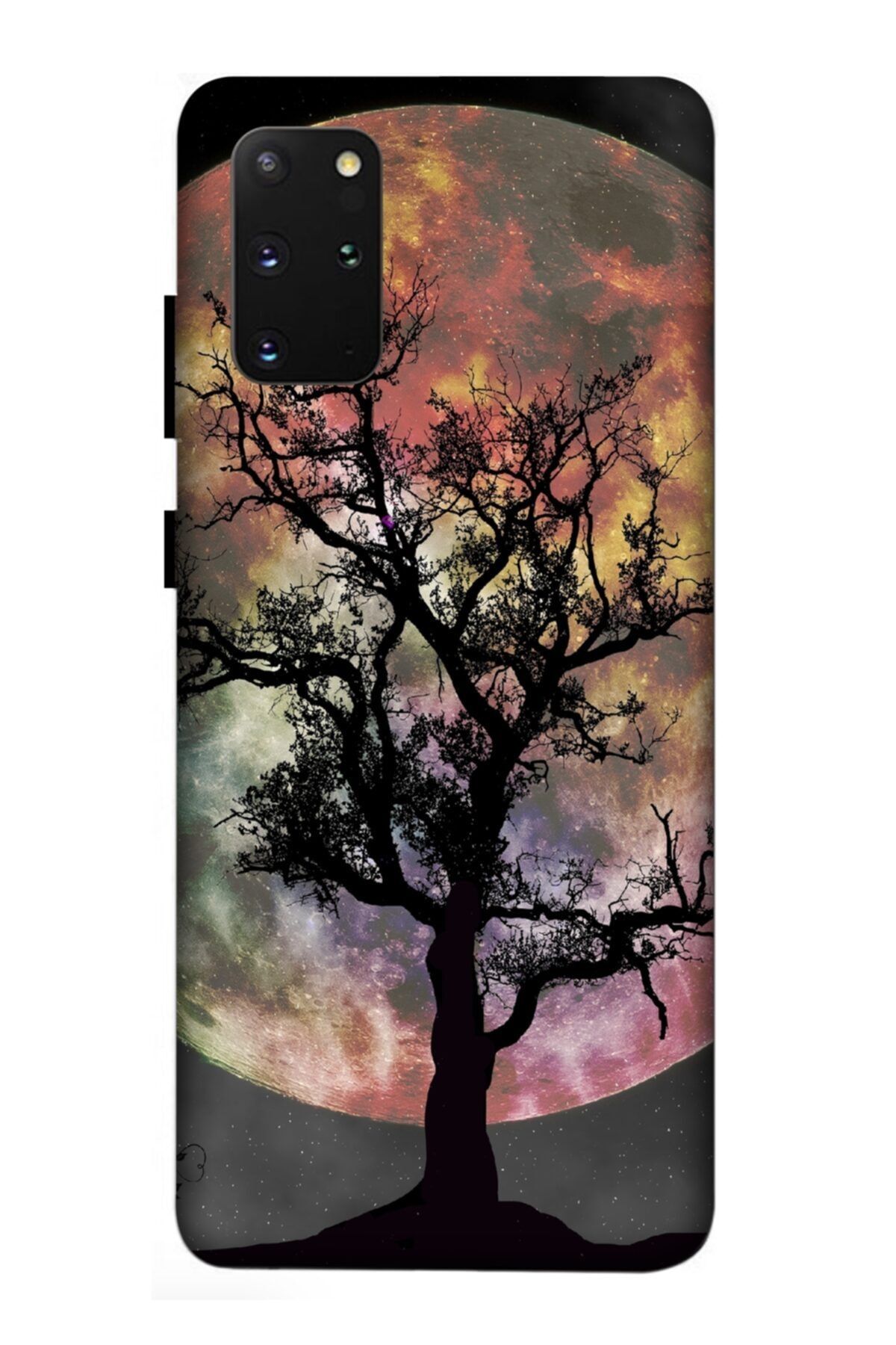 Zipax Ambiyans Ağaç Desenli Baskılı Samsung Galaxy S20 Plus Kılıf