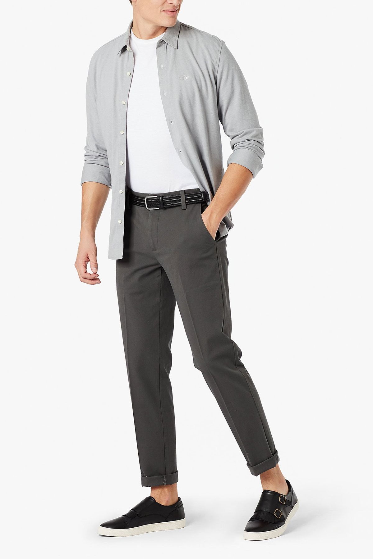 Dockers Erkek Smart 360 Flex Workday Khaki Pantolon, Slim Fit 3627200040