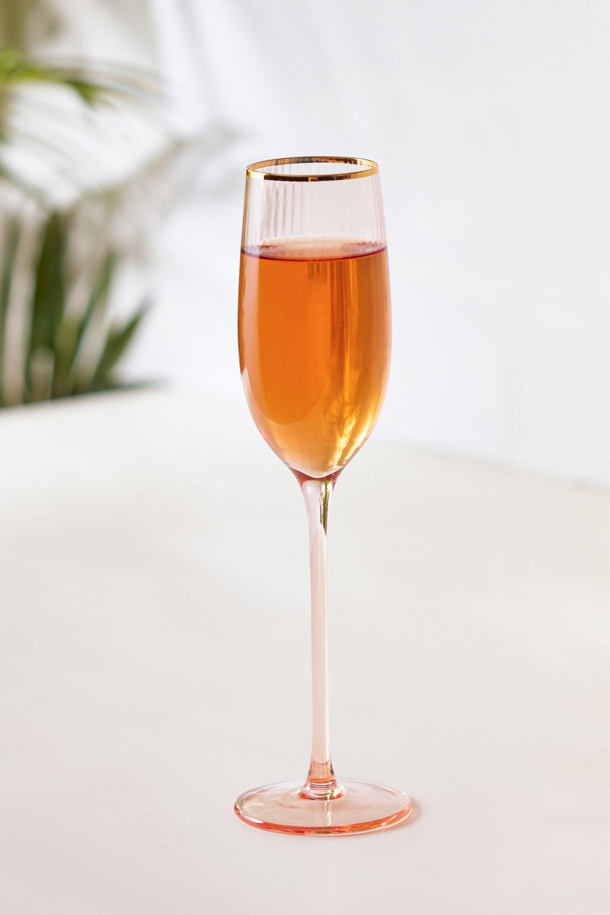 Karaca Gemma Şampanya Bardağı Somon 220 Ml