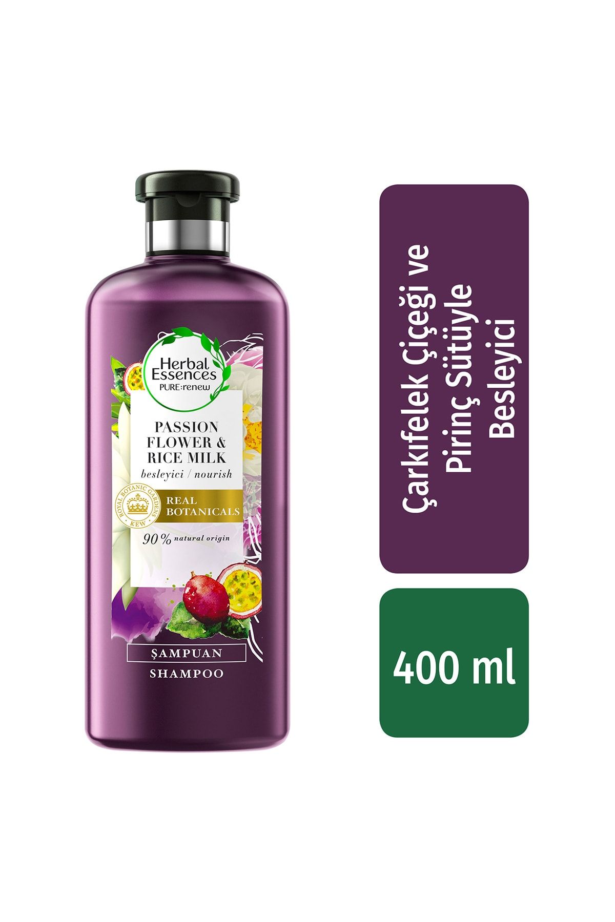 Herbal Essences Şampuan Besleyici Çarkıfelek Çiçeği Ve Pirinç Sütü 400 ml