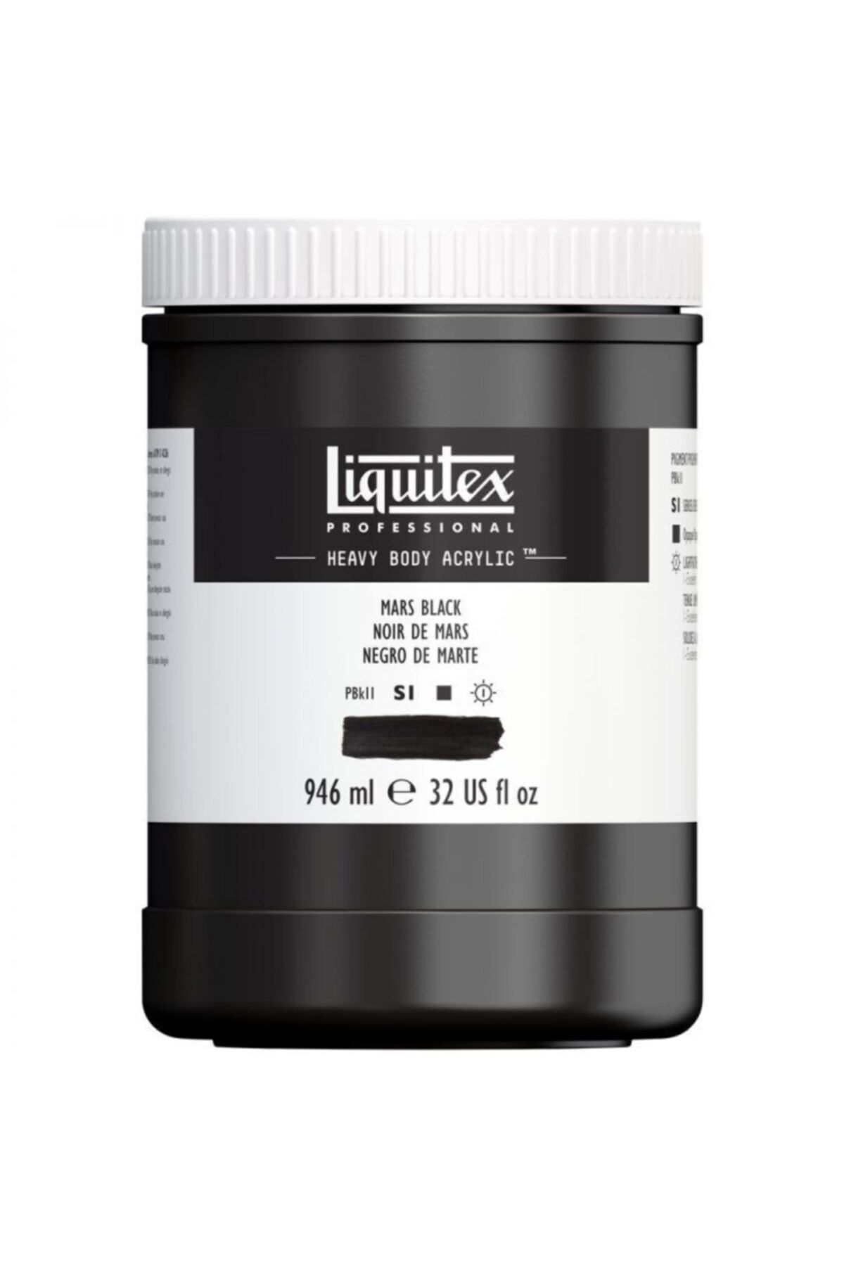 Liquitex Professional Heavy Body Akrilik Boya 946ml Mars Black 276 S1