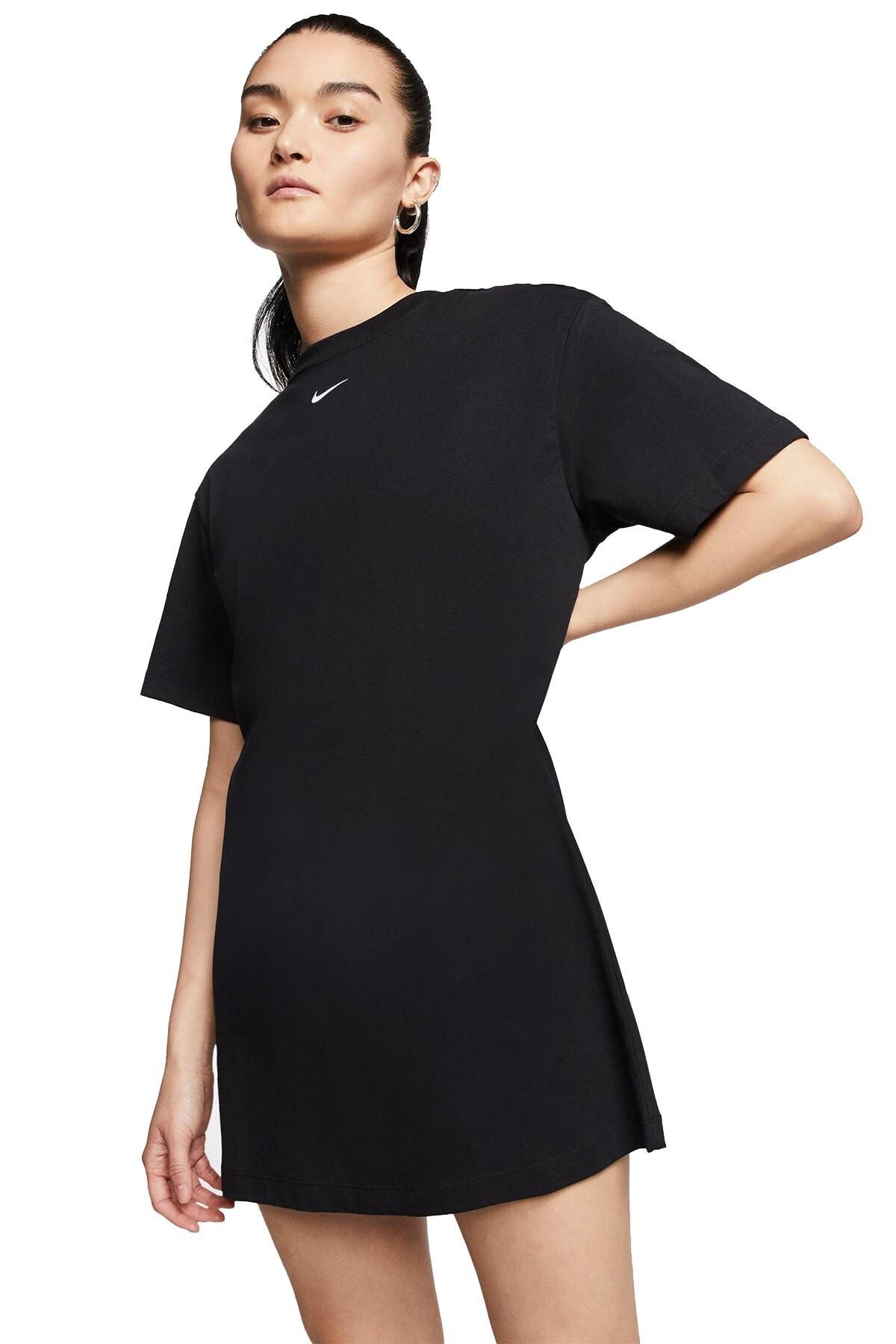 Nike W Nsw Essntl Ss Drss Kadın Elbise Cj2242-010