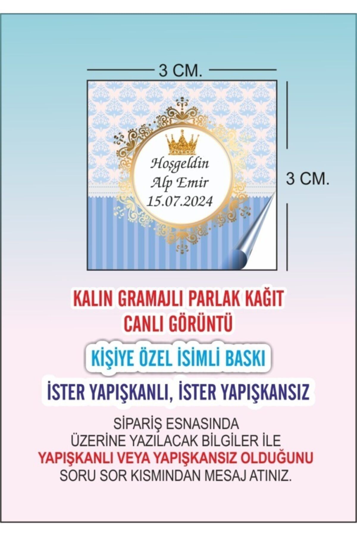 Liva Bebek Doğum, Sünnet, Nişan, Kına, Düğün Magnet Ve Şişe Etiketleri Sticker Bb26