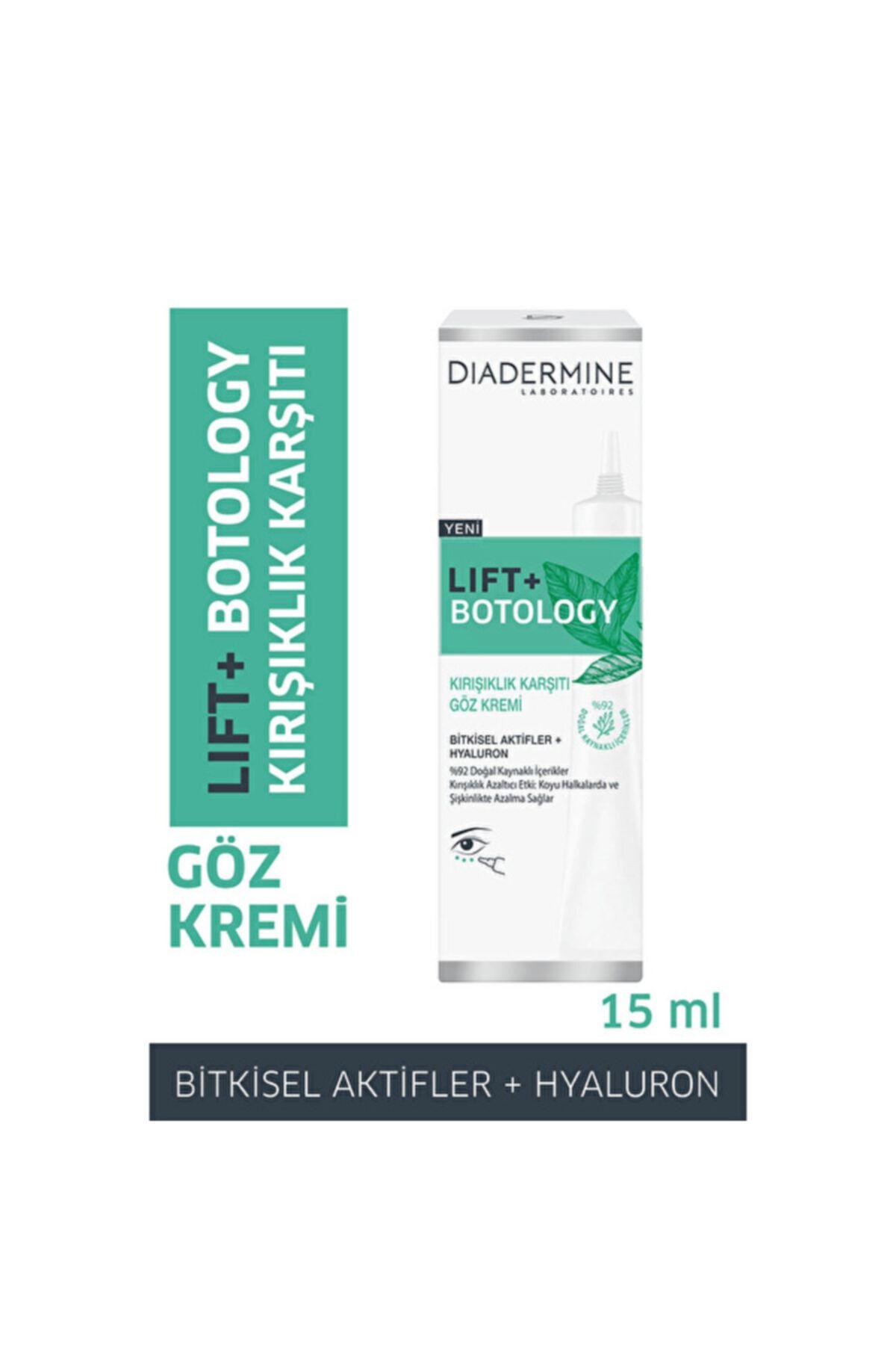 Diadermine Lift+Botology Kırışıklık Karşıtı Göz Kremi 15 ml