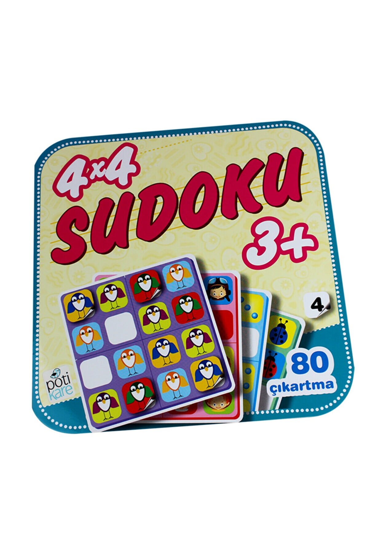Dikkat Atölyesi Yayınları 3 Yaş Çıkartmalı Sudoku 4