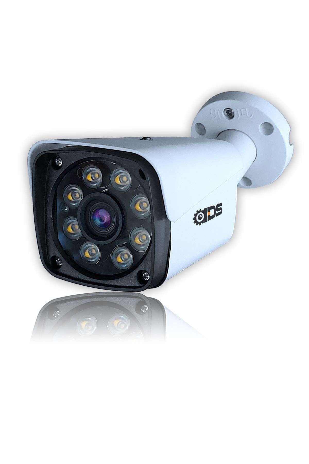 IDS - Gece Renkli - 5mp Lens 1080p Fullhd Ahd Güvenlik Kamerası - 8xultra Led - Metal Kasa