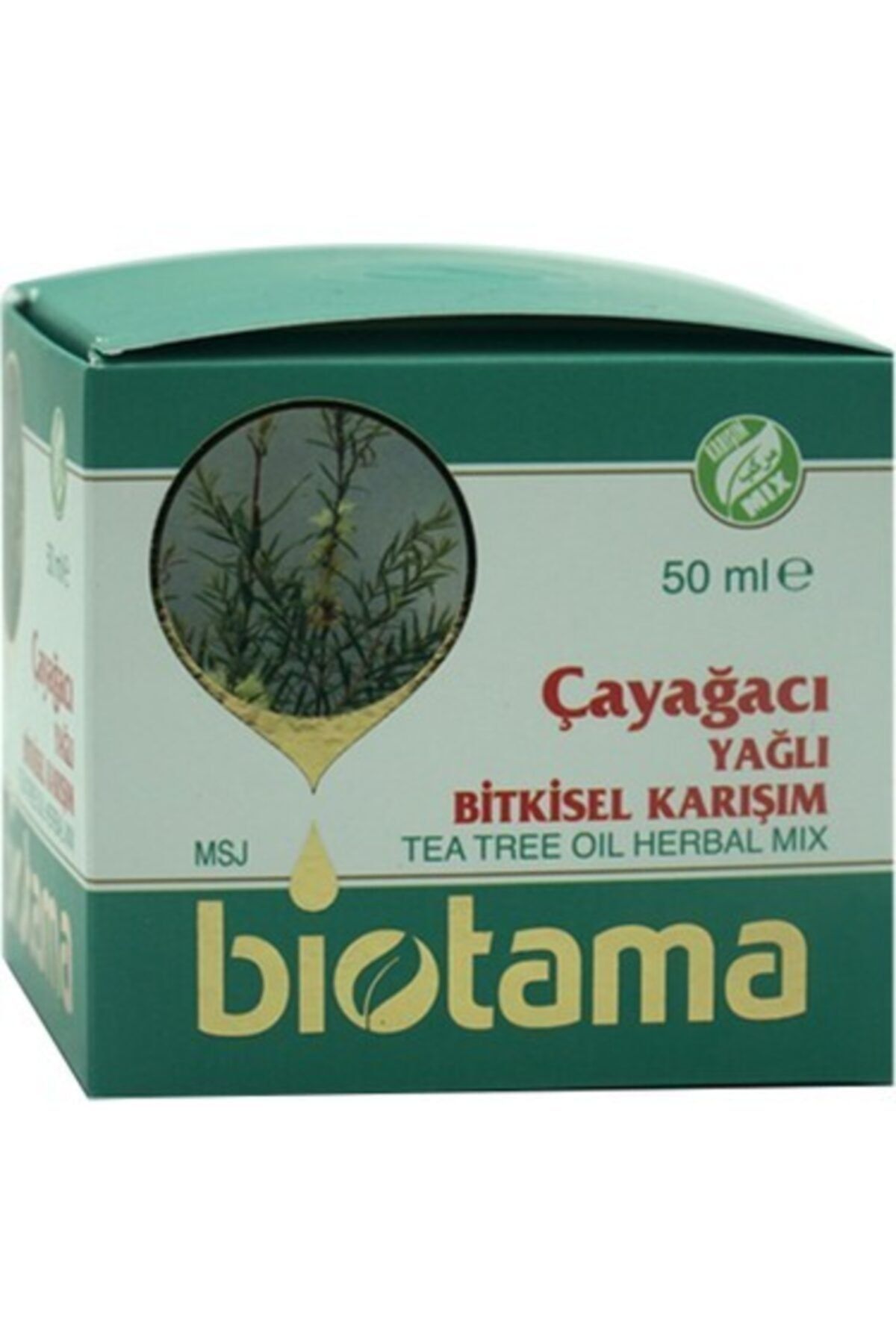 Biotama Çay Ağacı Yağlı Bitkisel Karışımlı Krem 50 Ml