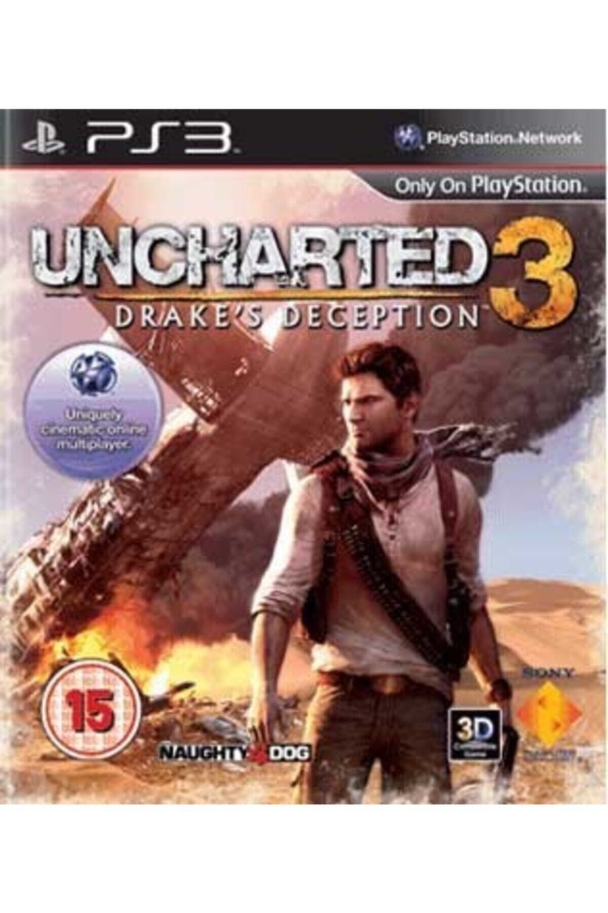 Naughty Dog Ps3 Uncharted 3 - Orjinal Oyun - Sıfır Jelatin