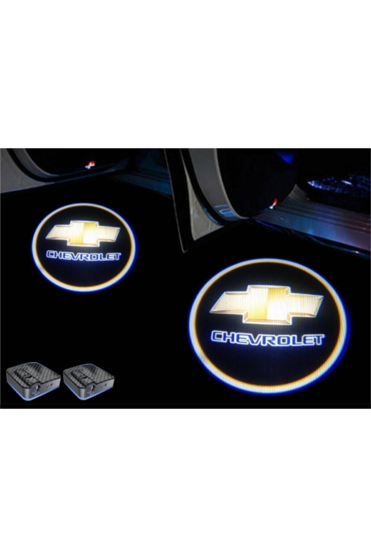 Sahlan Chevrolet Araçları Kapı Altı Led Logo Mesafe Sensörlü Yeni Nesil