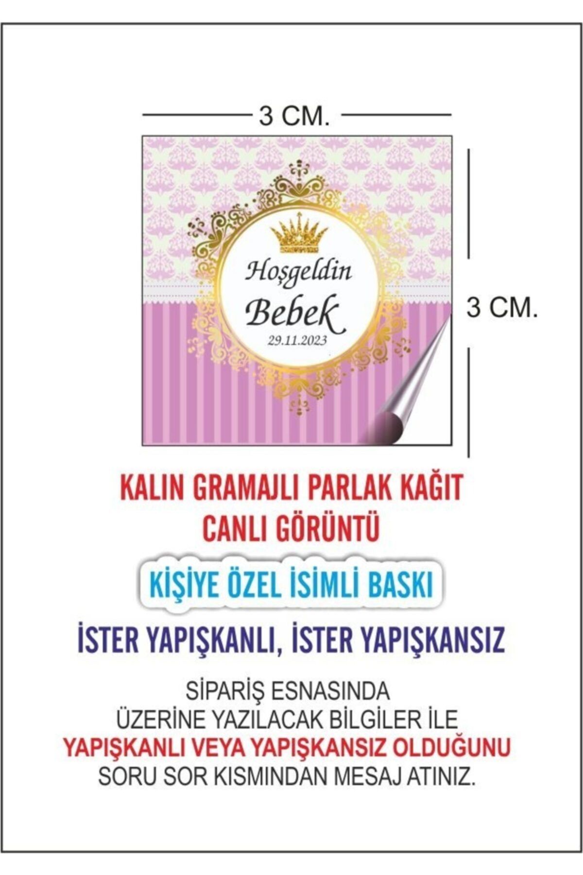 Liva Bebek Doğum, Sünnet, Nişan, Kına, Düğün Magnet Ve Şişe Etiketleri Sticker Bb30
