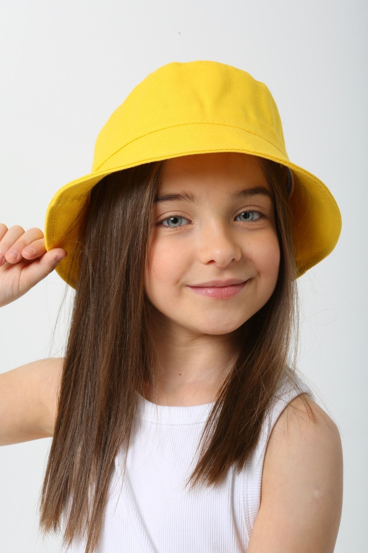 BALIENTE Sarı Unisex Bucket Çocuk Şapka