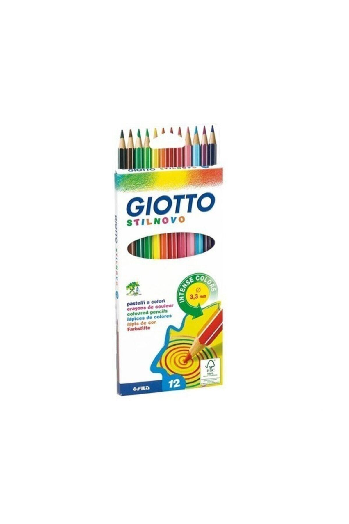 Giotto Stilnovo Kuru Boya Kalemi Askılı Paket 12'li 256500