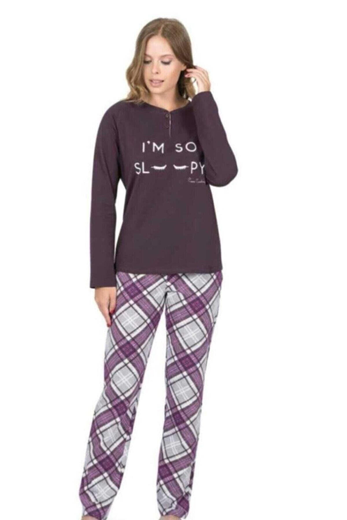 Pierre Cardin 1134 Kadın Uzun Kol Pijama Takımı