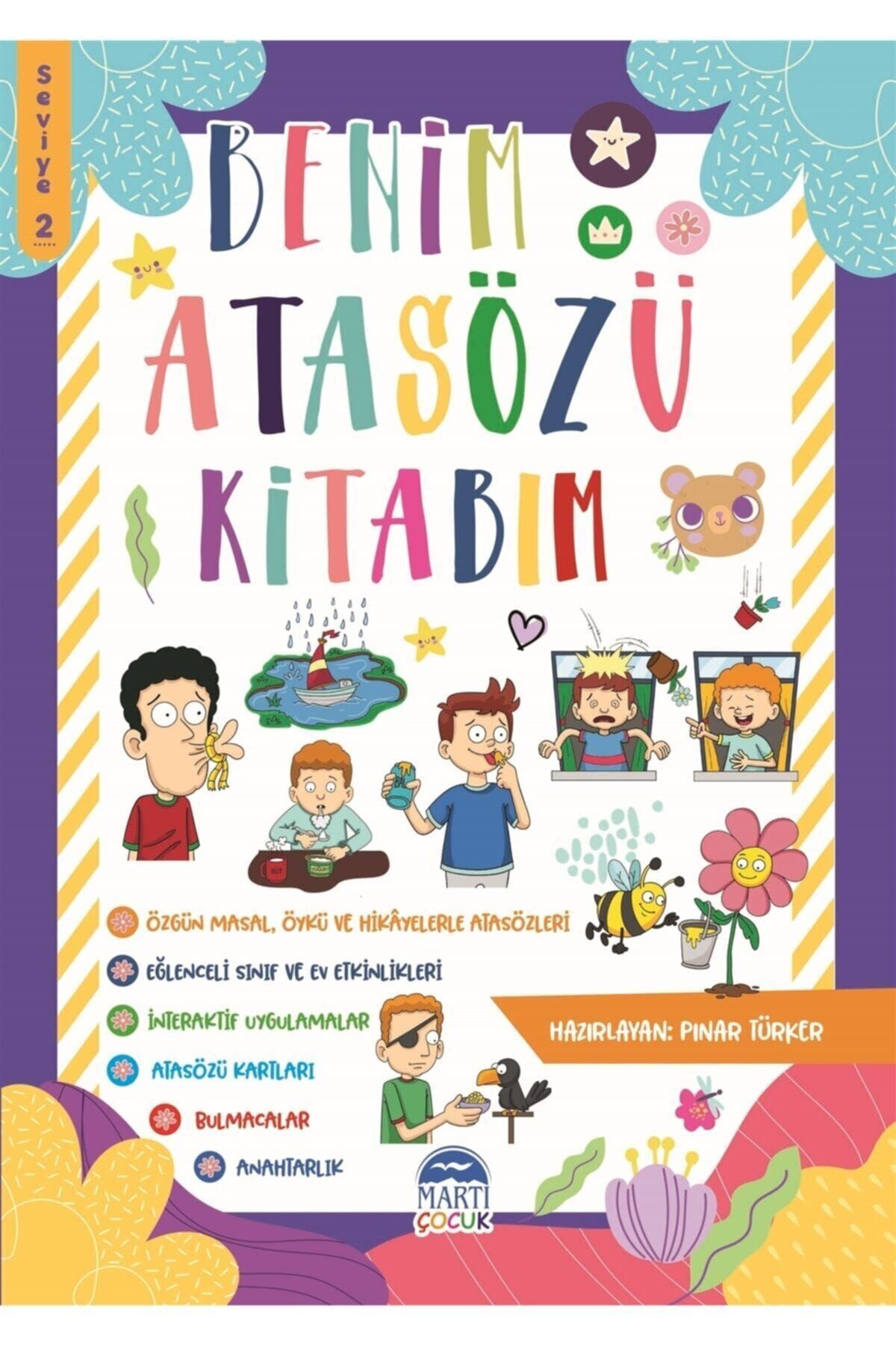 Martı Çocuk Yayınları Benim Atasözü Kitabım – Seviye 2 - Pınar Türker 9786254486579