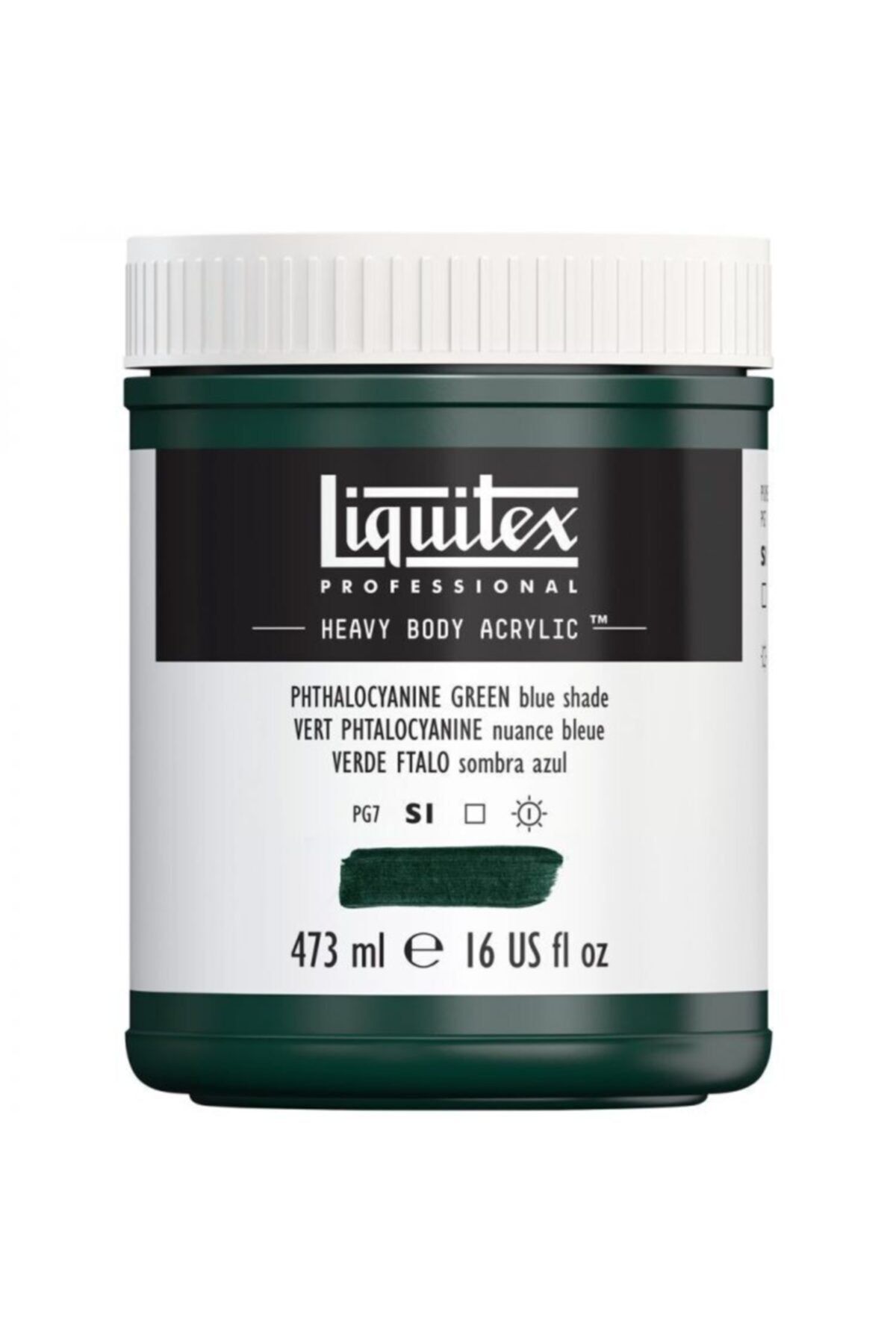 Liquitex : Professional Heavy Body : Akrilik Boya : 473 Ml : Phthalocyanine Green Blue Shade 317 S1