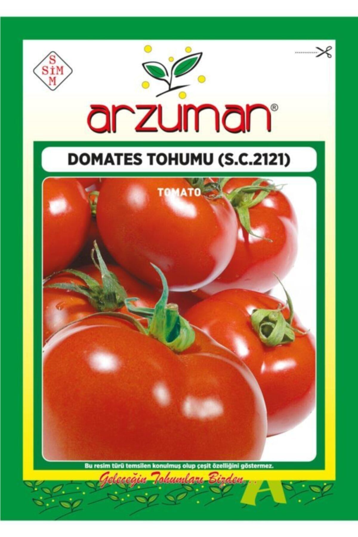 Arzuman 1000 Adet Ince Kabuk Domates Tohumu Sc2121