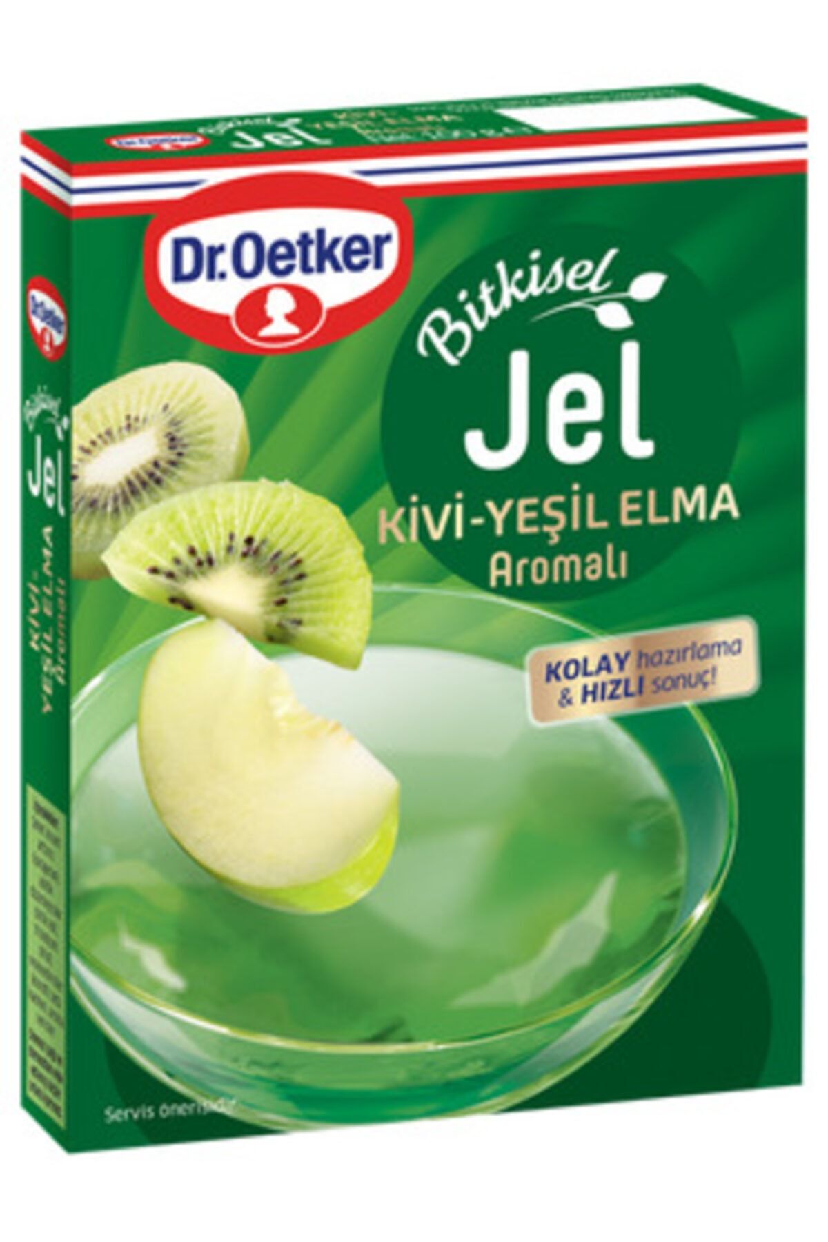 Dr. Oetker Bitkisel Jel Kivi - Yeşil Elma Aromalı 100 Gr.