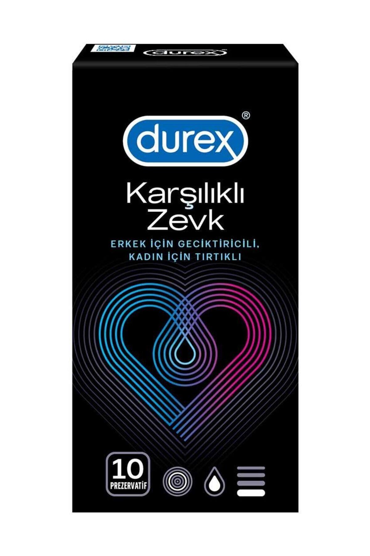 Durex Karşılıklı Zevk 10'lu Prezervatif