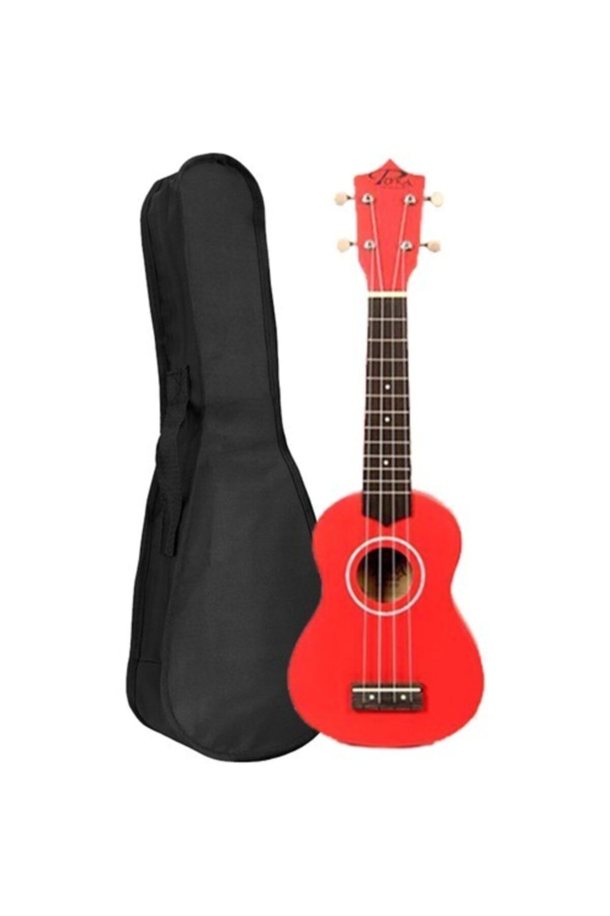 PUKA Uk-21rd Soprano Ukulele Kırmızı Kılıf Hediye