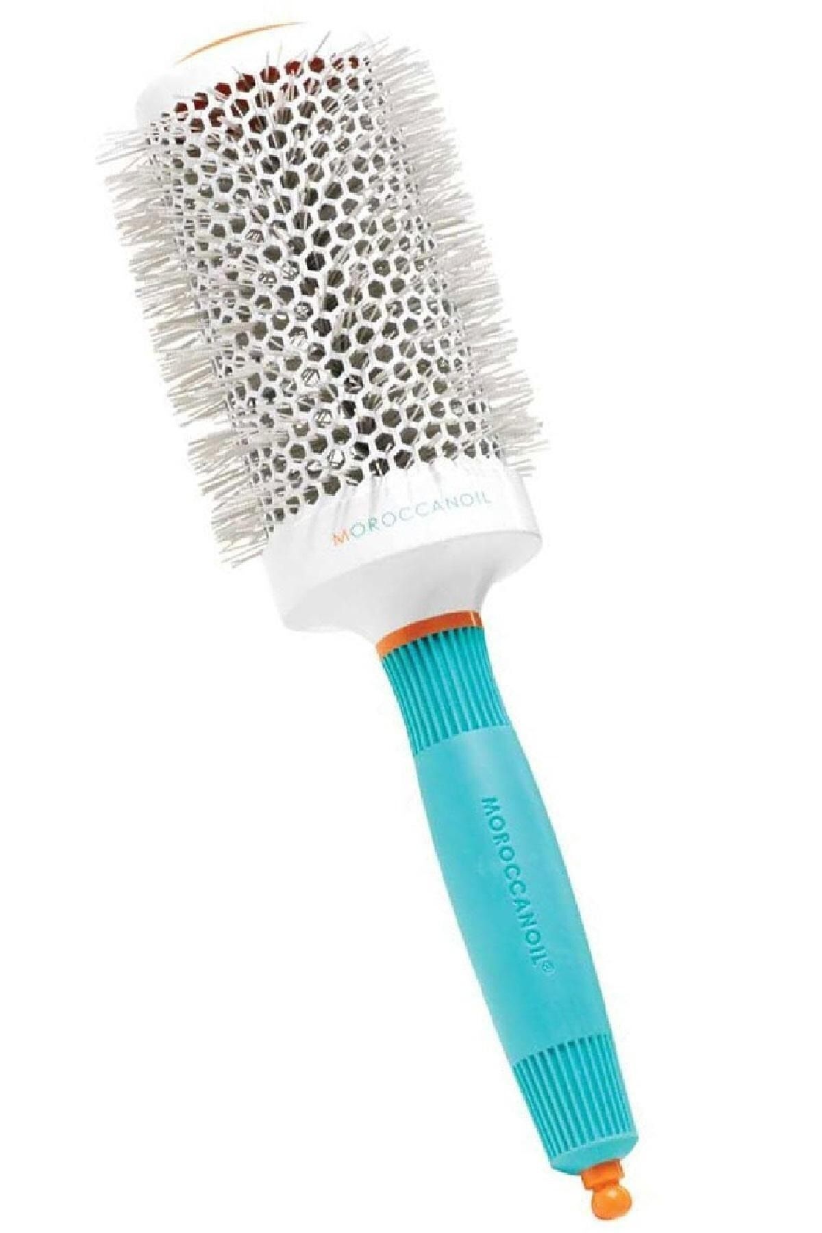 Moroccanoil Saça pürüzsüz bir görünüm vermek için tasarlanmış Round Brush Seramik Yuvarlak saç fırçası 55mm