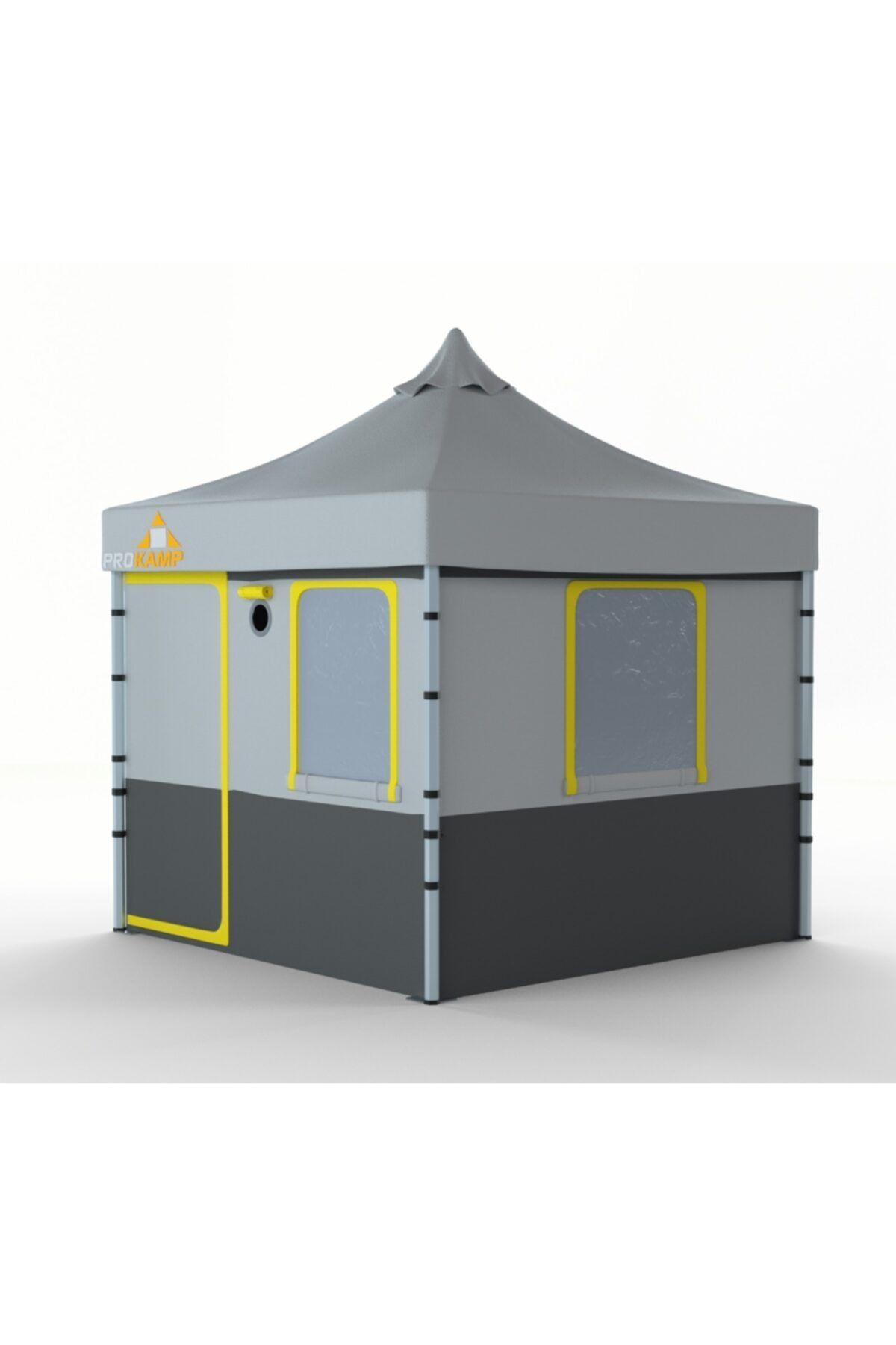 ProKamp Kamp Avcı Çadırı 3x3m Outdoor Tente Offroad Gazebo Çadır Gölgelik Çardak Arıcılık Çadırı
