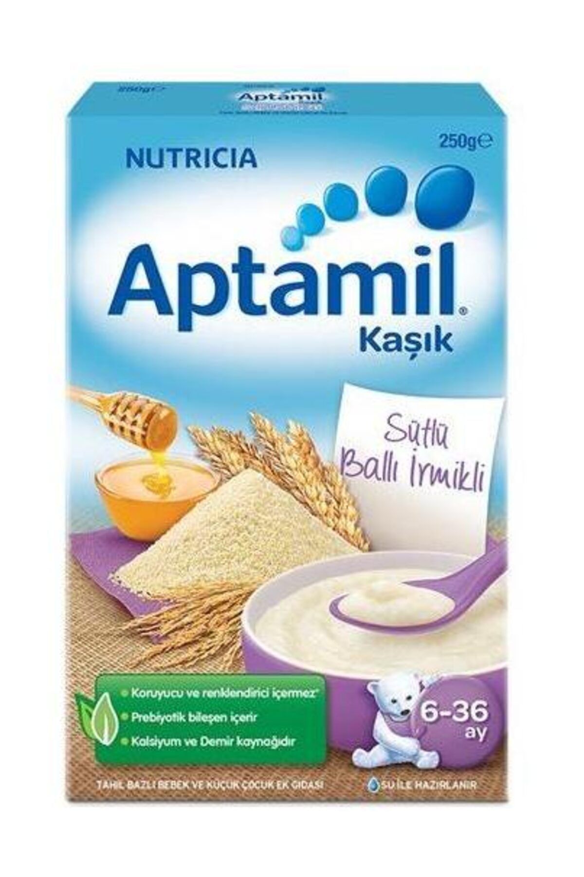 Aptamil Sutlu Irmıklı Ballı 250gr_0