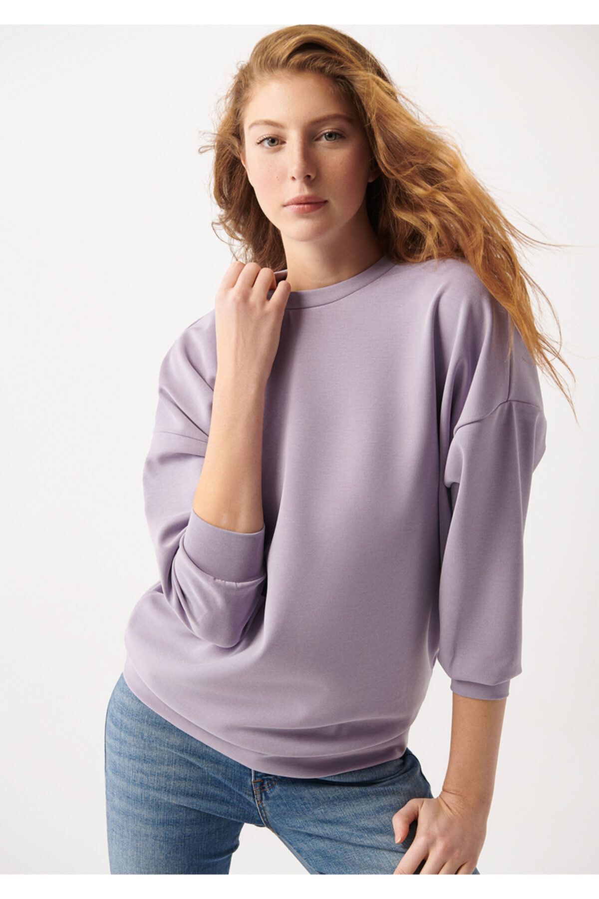 Mavi Lux Touch Lila Modal Sweatshirt 168837-70538