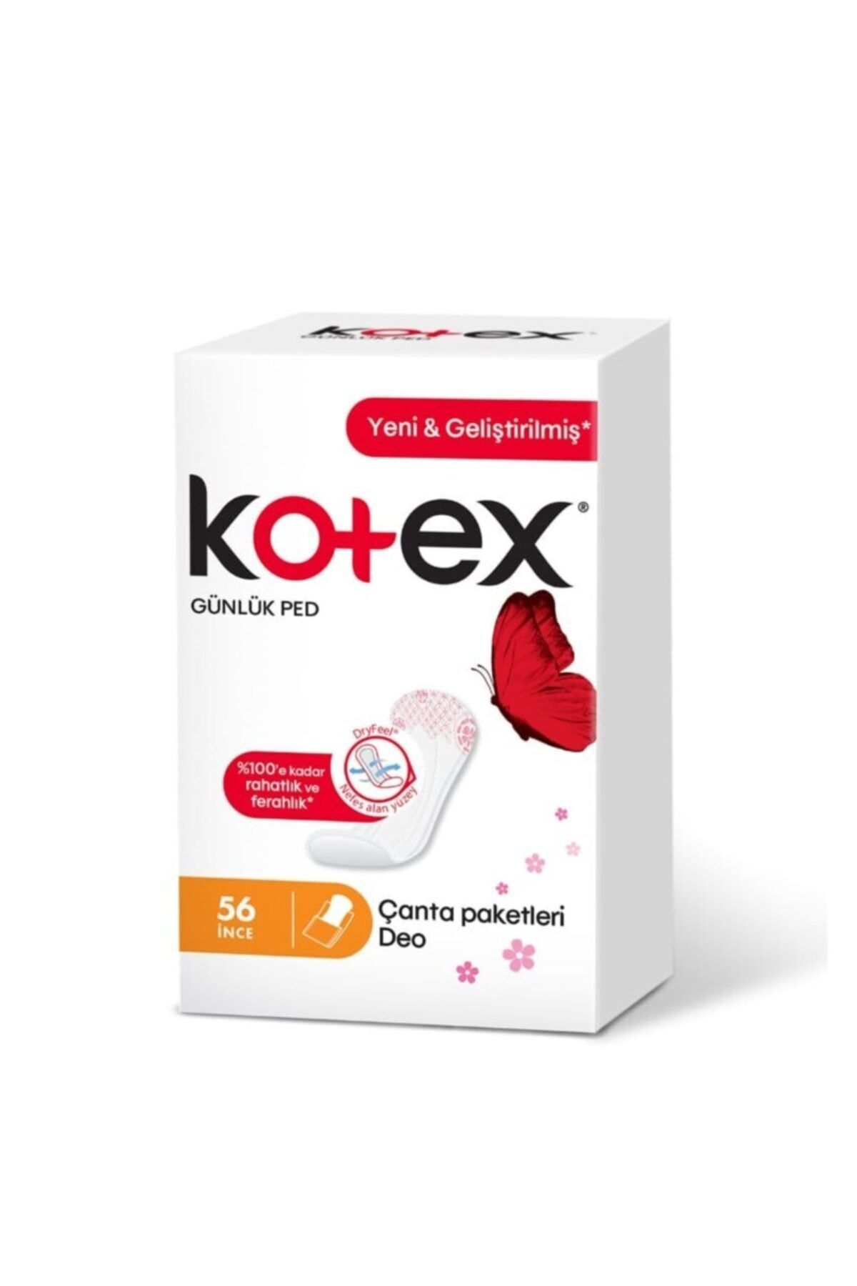 Kotex Ince Günlük Parfümlü Ped 56'lı