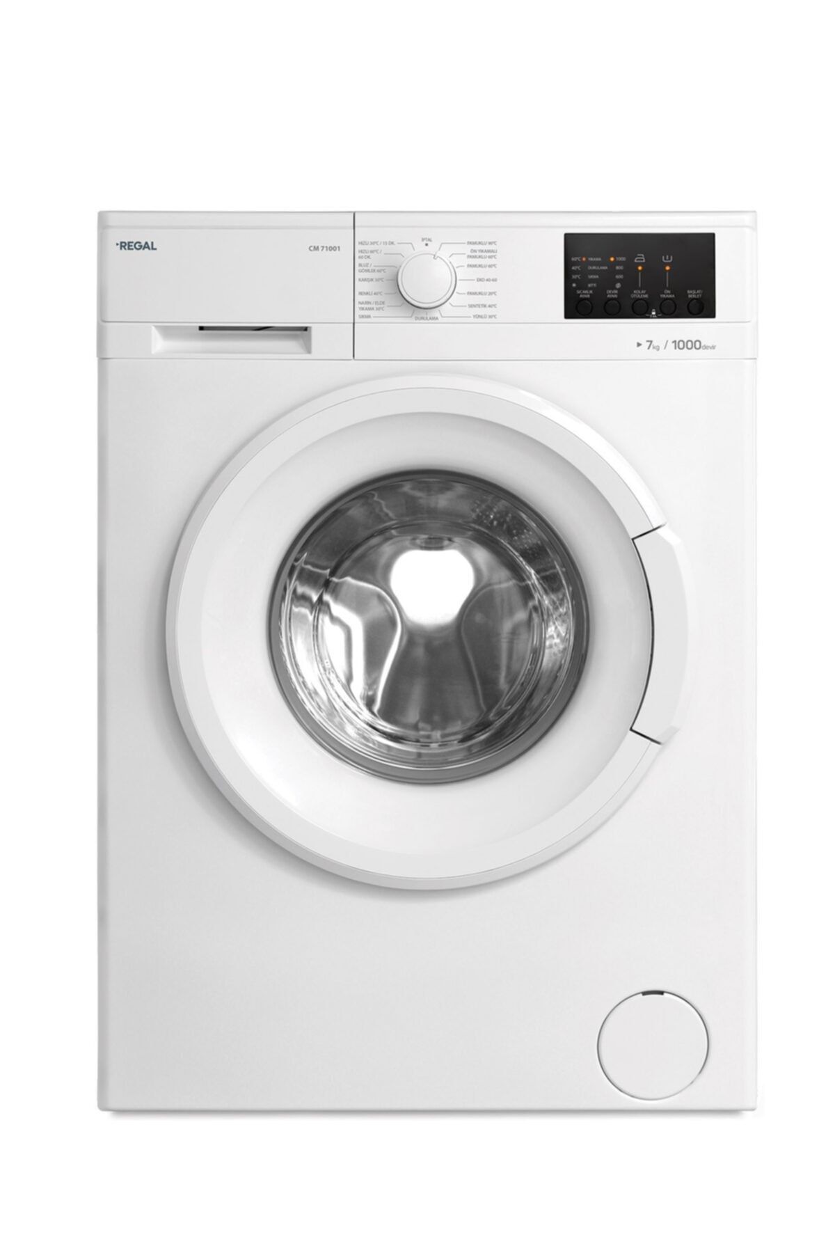 Regal CM 71001 7 Kg 1000 Devir Çamaşır Makinesi