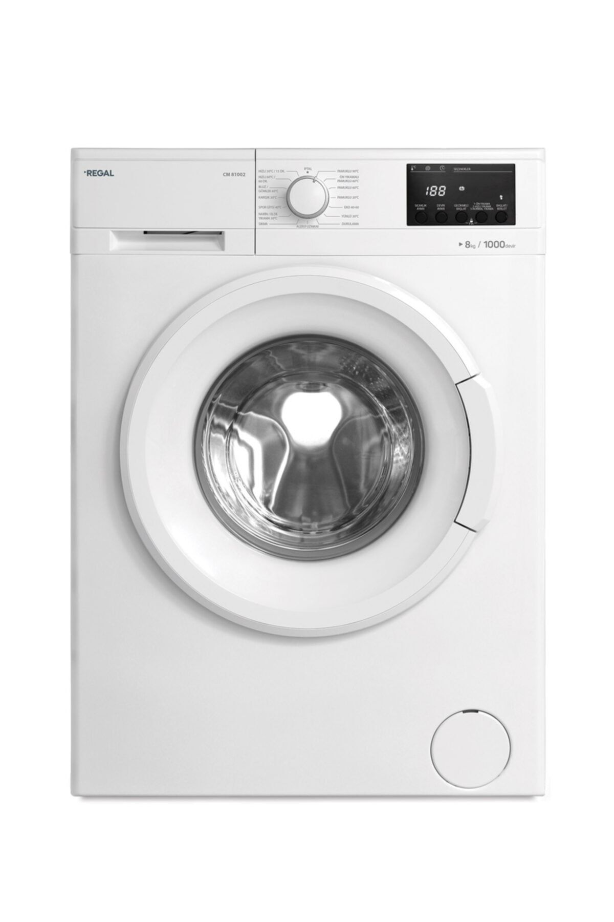 Regal CM 81002 8 Kg 1000 Devir Çamaşır Makinesi