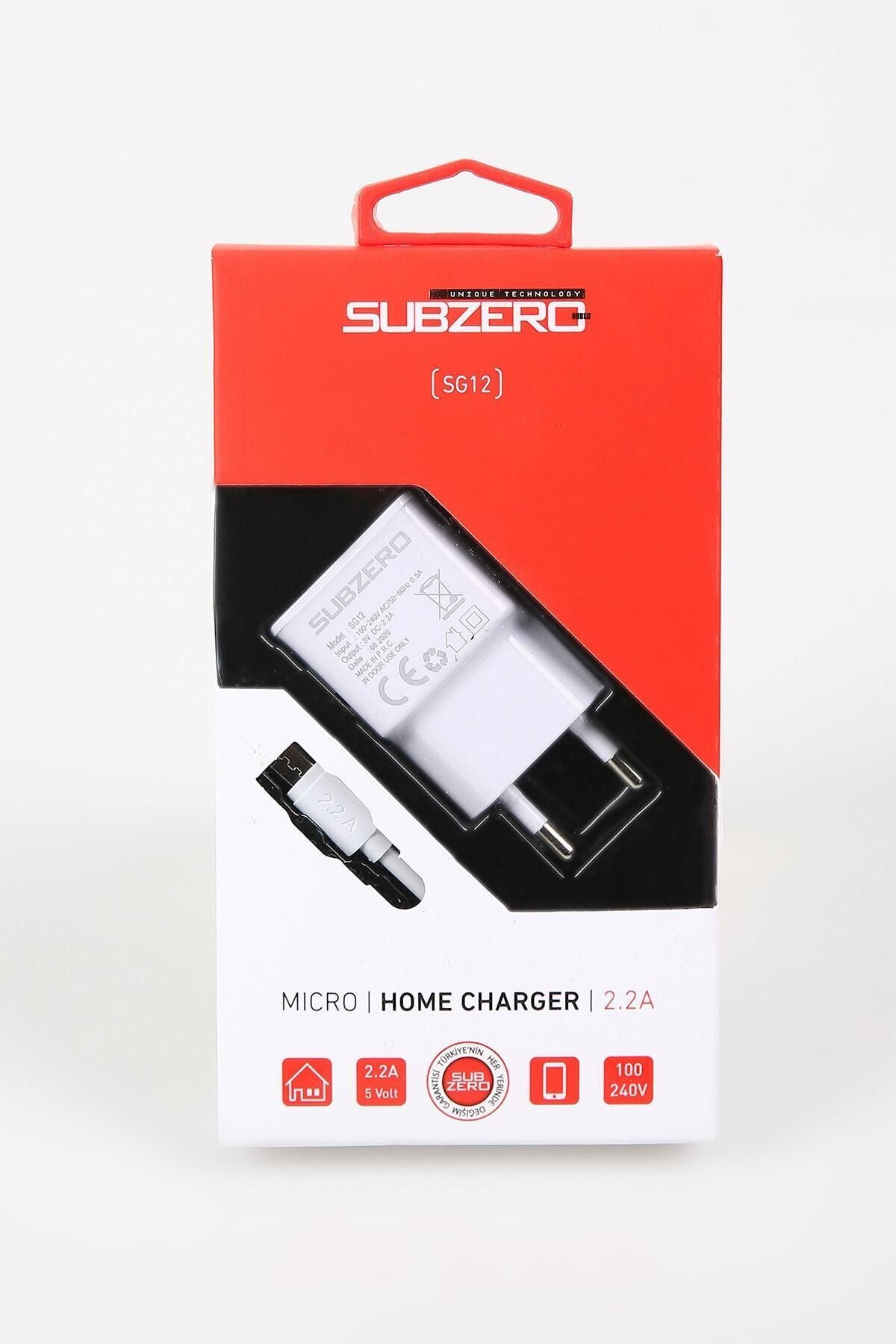 Subzero 2.2 A Hızlı Şarj Aleti Mikro Usb Home Charger Samsung And