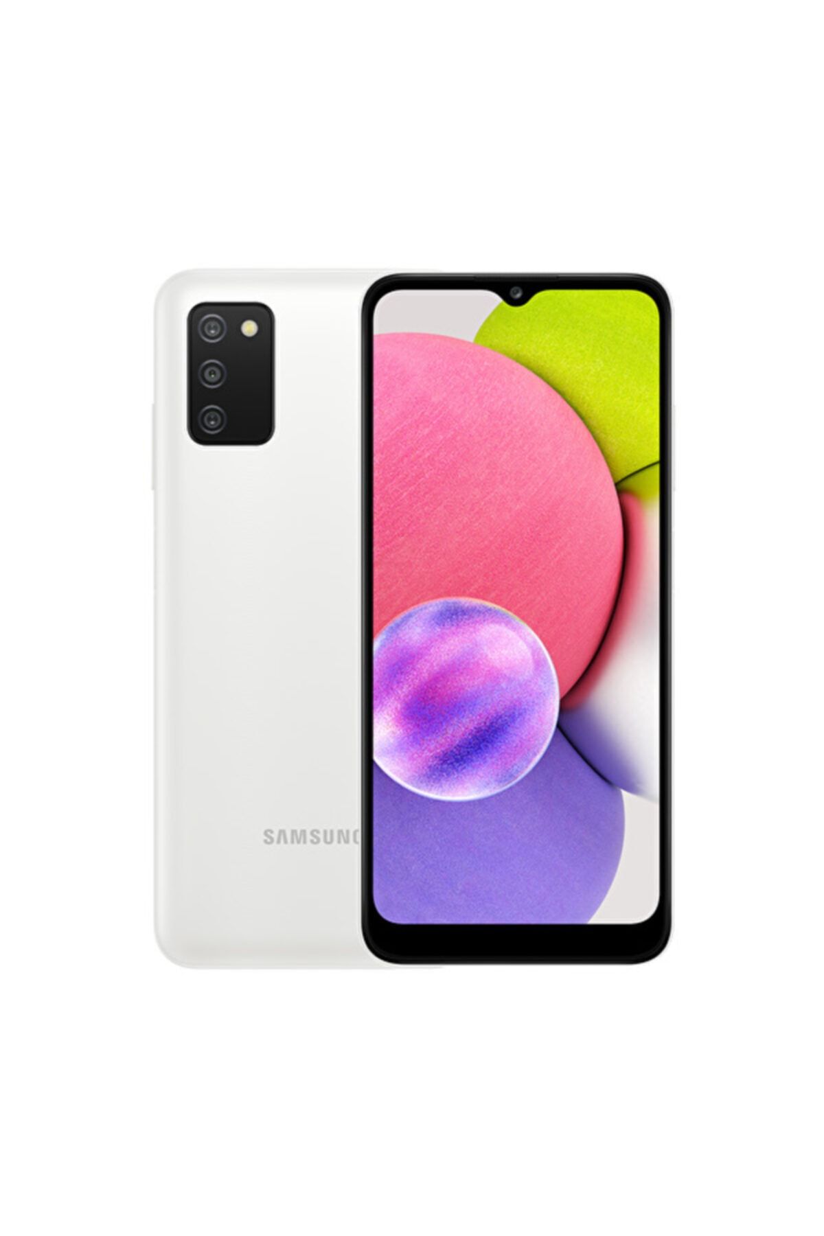 Samsung Galaxy A03S 64 GB Beyaz Cep Telefonu (Samsung Türkiye Garantili)