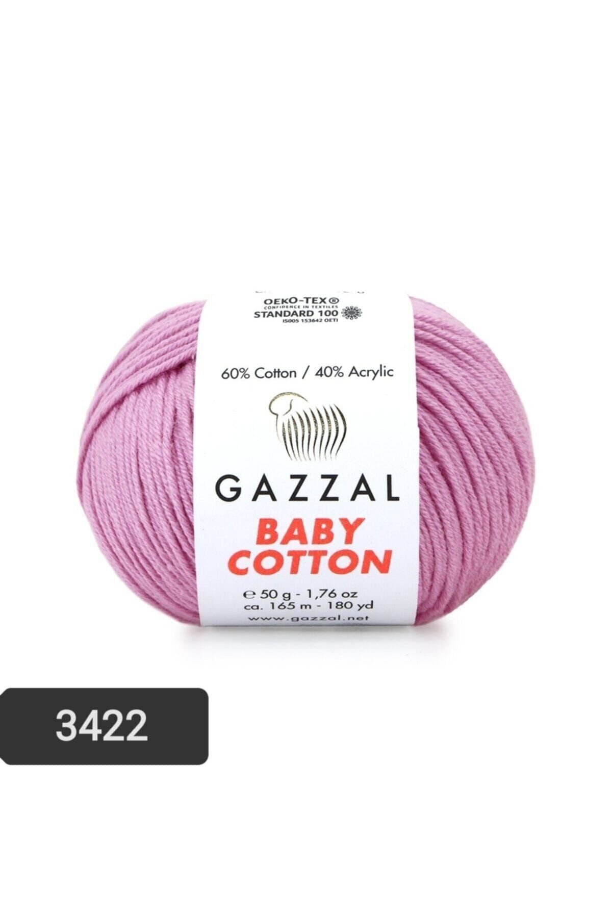 Gazzal Baby Cotton Amigurumi Ipi 50 Gr Punch Ipi 3422 El Örgü Ipi Pamuk+akrilik Örgü Ipi