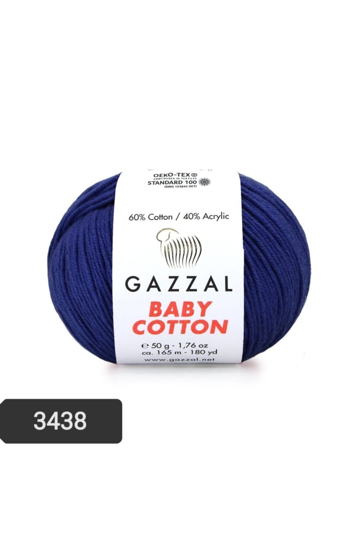 Gazzal Baby Cotton Amigurumi Ipi El Örgü Ipi 50gr Punch Ipi 3438 Pamuk+akrilik Örgü Ipi